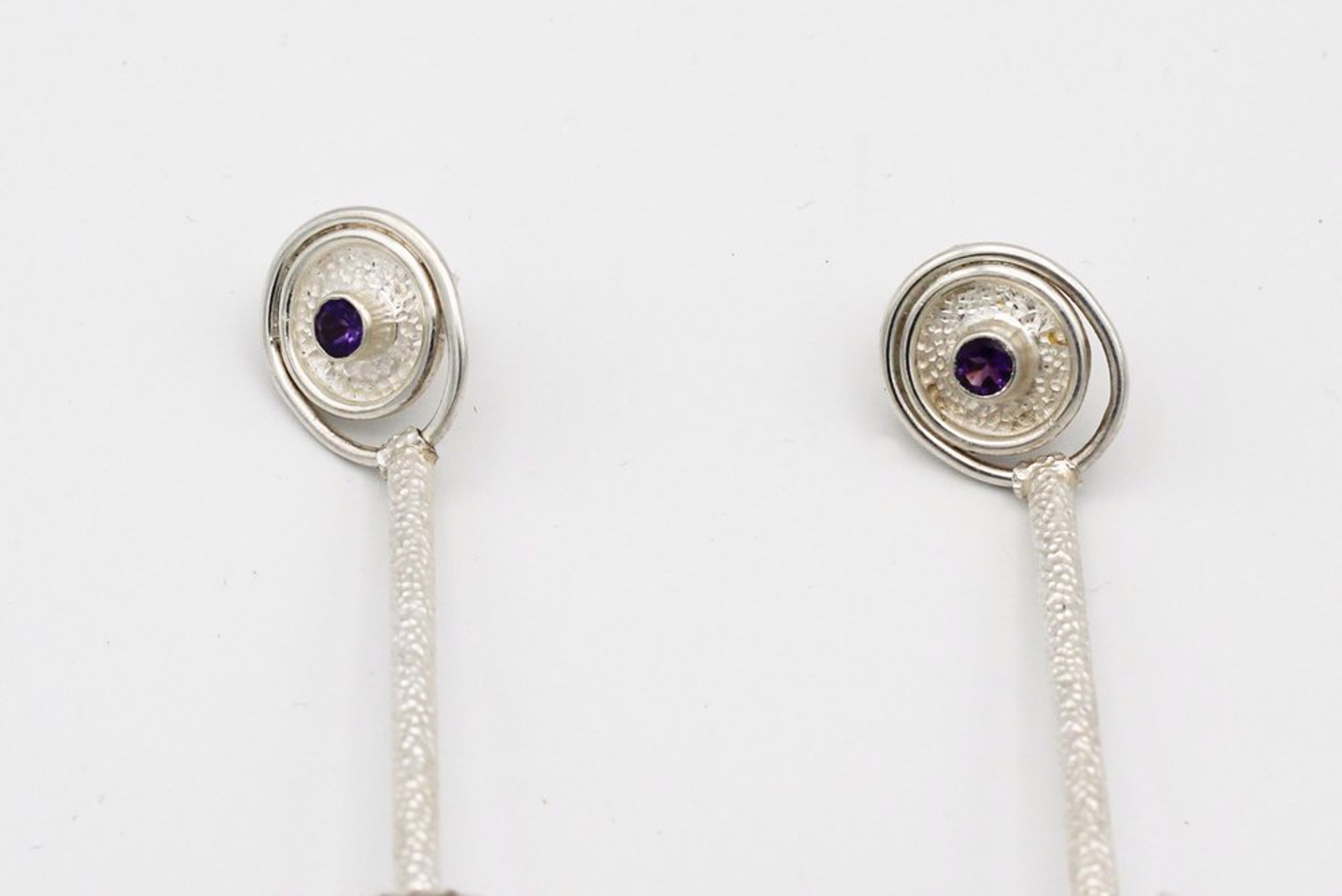 Large Circle Dangle Earrings by Lisa Gralnick