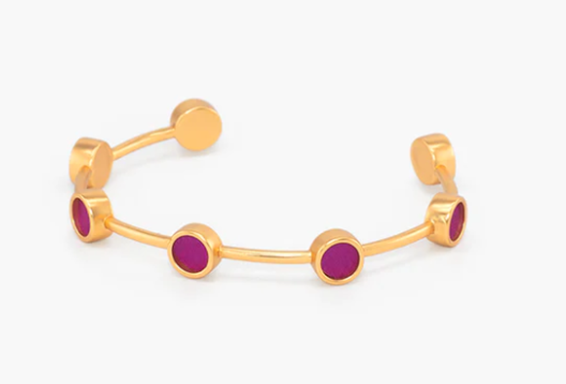 Dancing Lady Multi-Bezel Cuff by Brackish