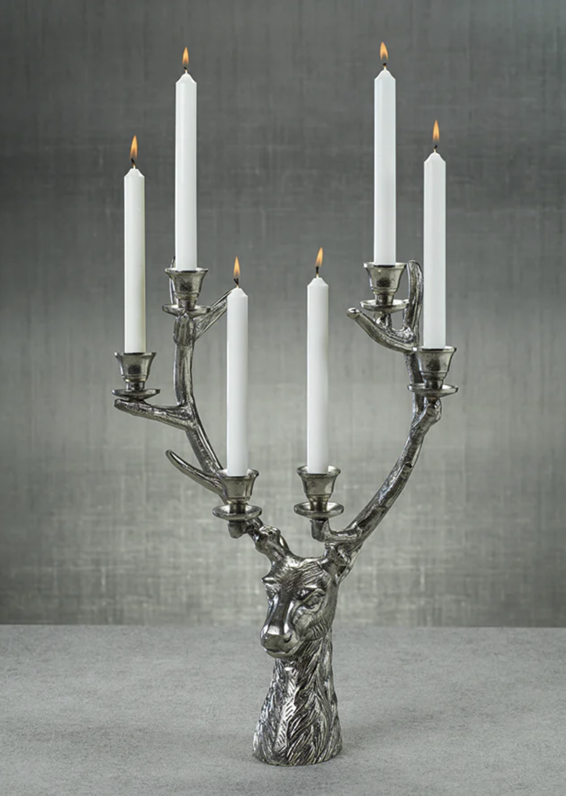 Stag Head 6-Tier Candleholder - Small by Argent