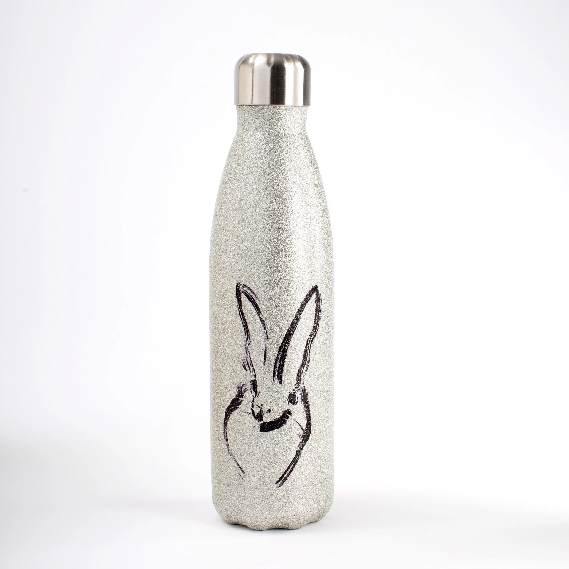 Water Bottle (Silver) by Hunt Slonem (Hop Up Shop)