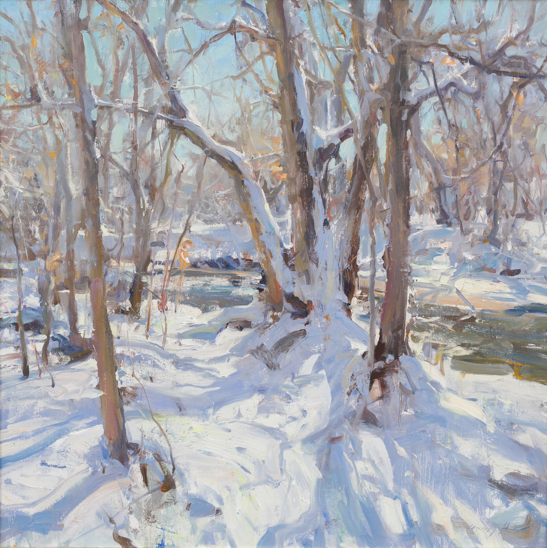 Winter on Bear Creek by Quang Ho