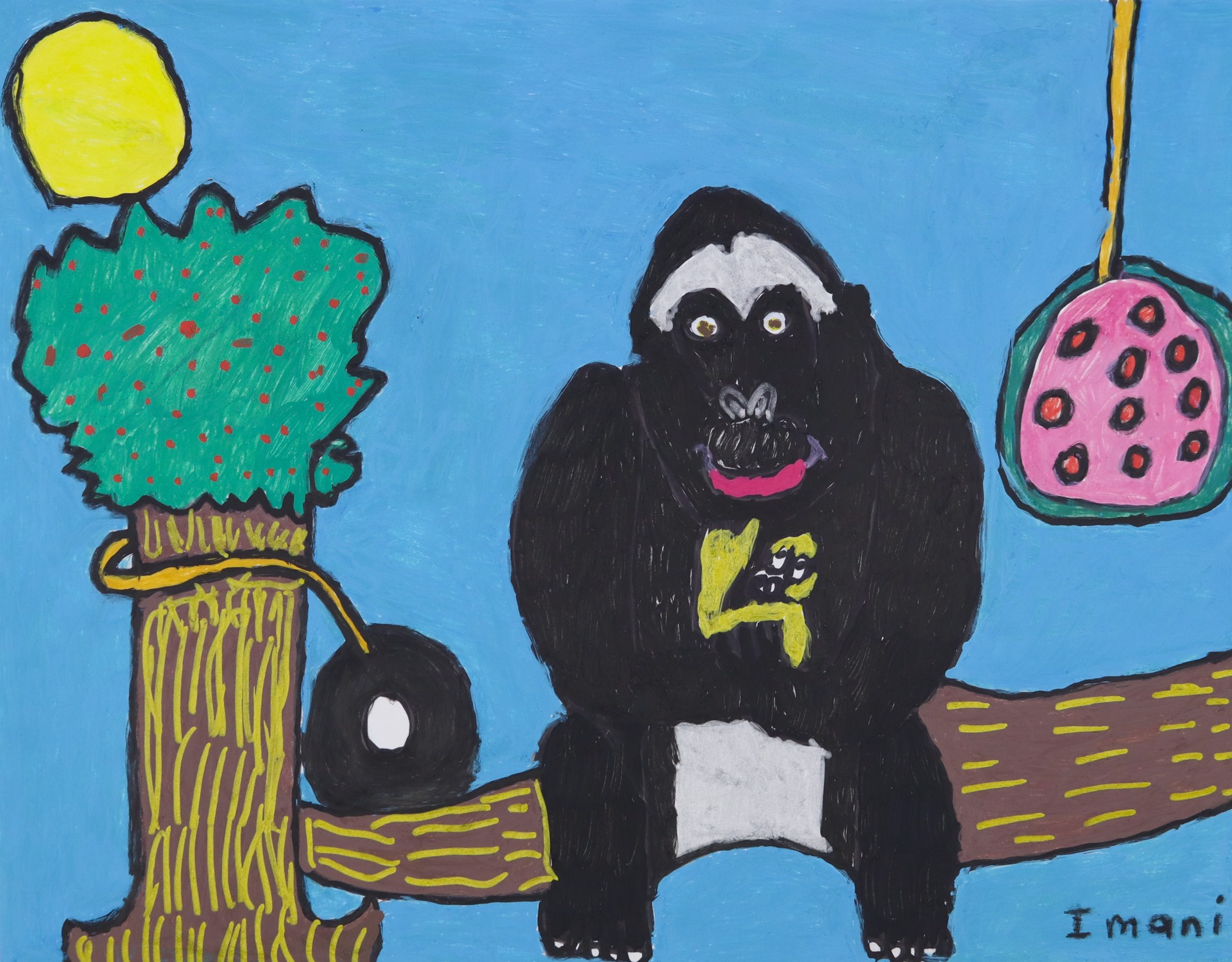 Gorilla and a Baby by Imani Turner