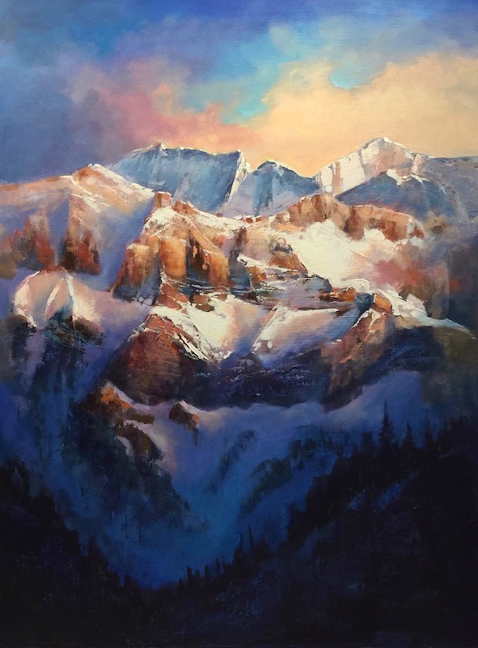 "Morning Mountain Spectrum" by Linda Wilder