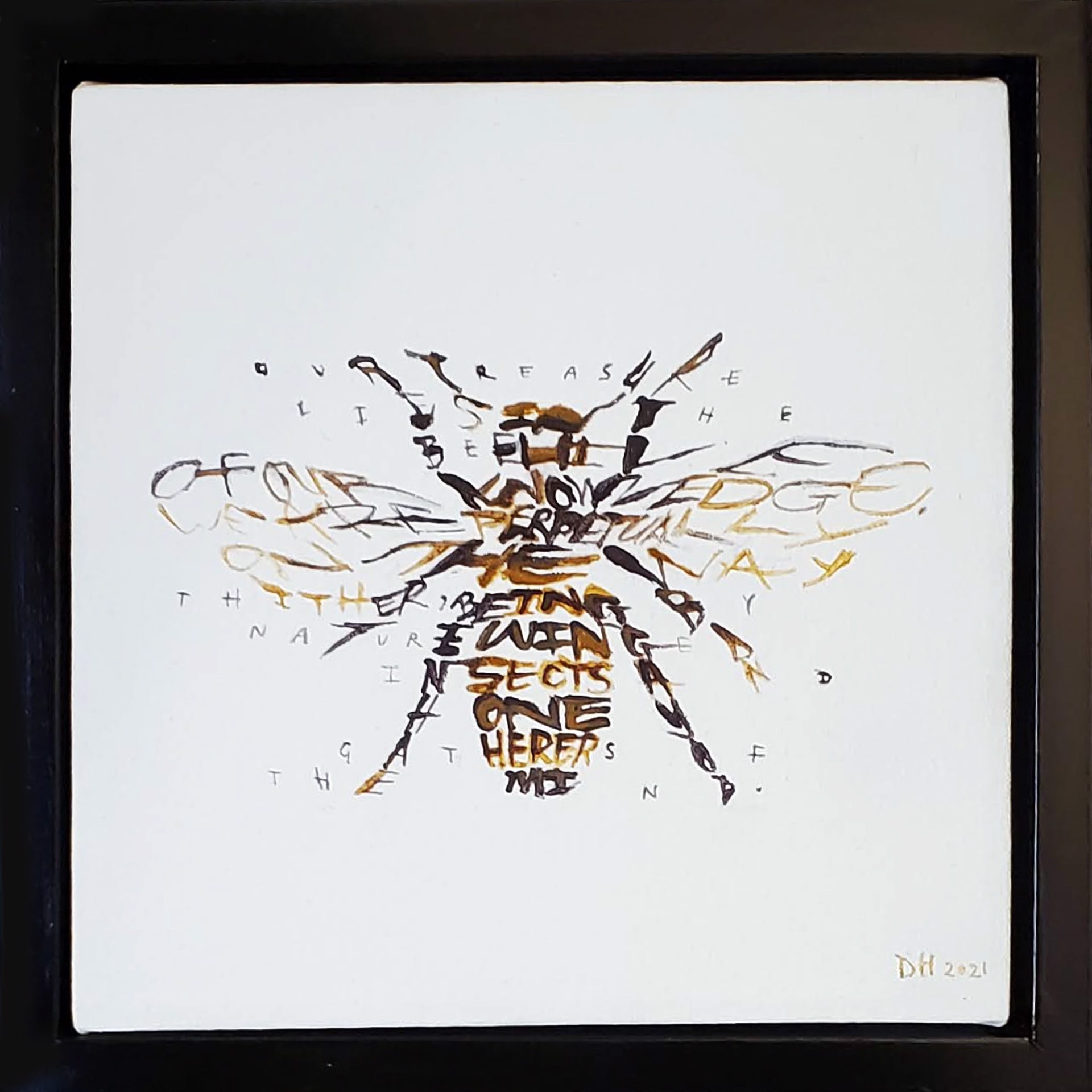 Honey Bee (Text: Friedrich Nietzsche) by David Hollier