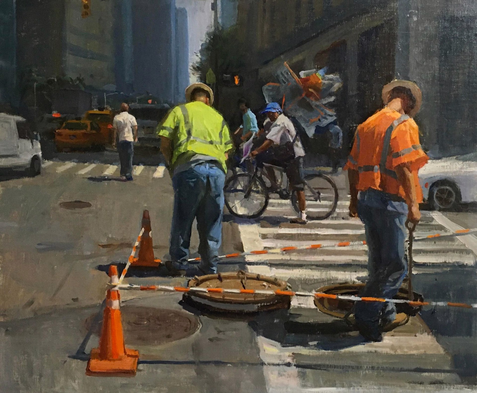 Workers in New York by Kyle Ma