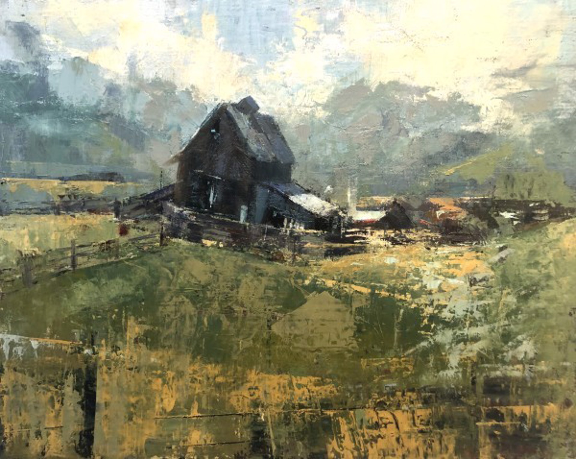 Old Barn on the Western Slope by Nancy Tankersley