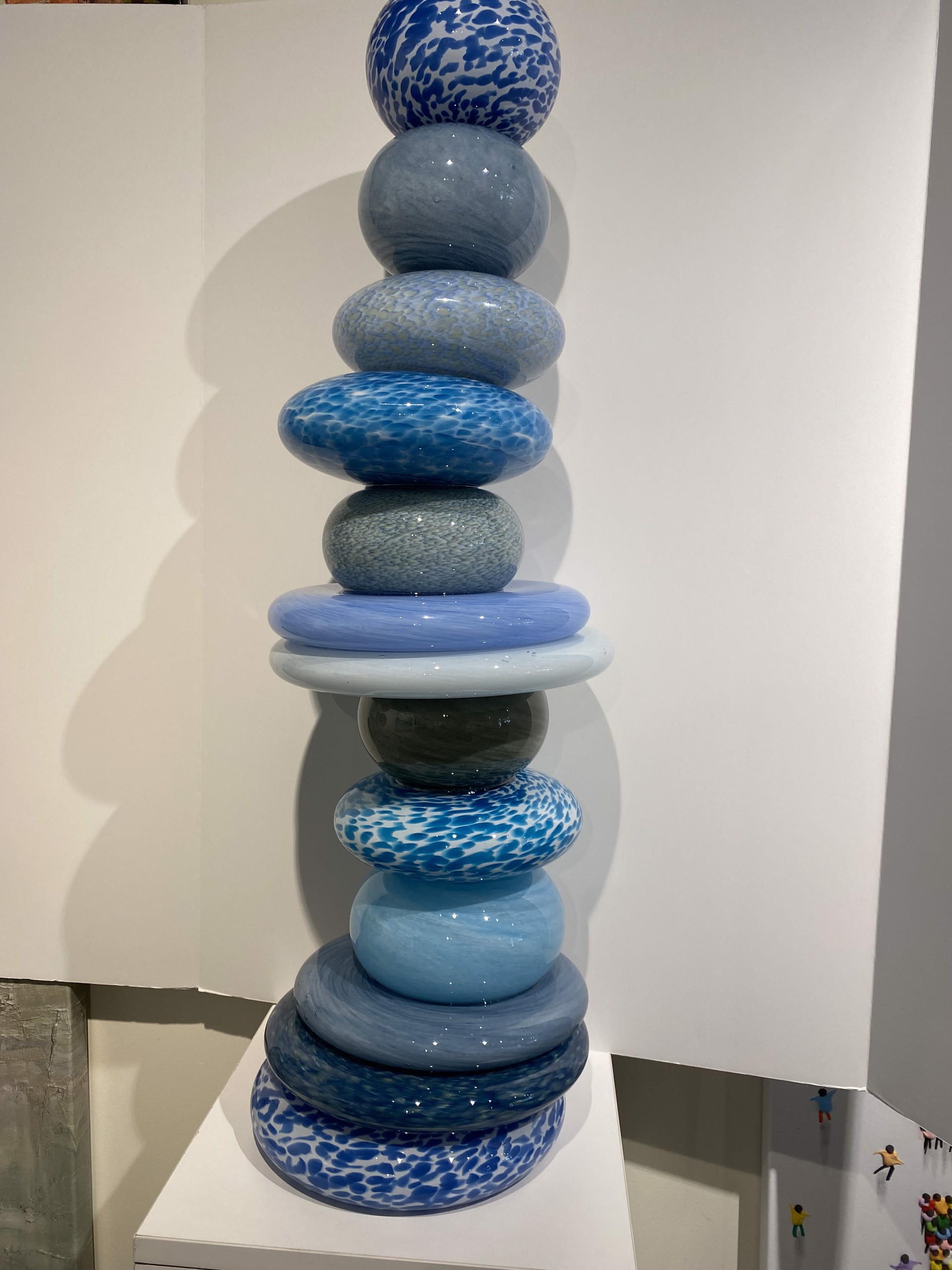Stacked Stones - Hanauma Blue by Robert Madvin