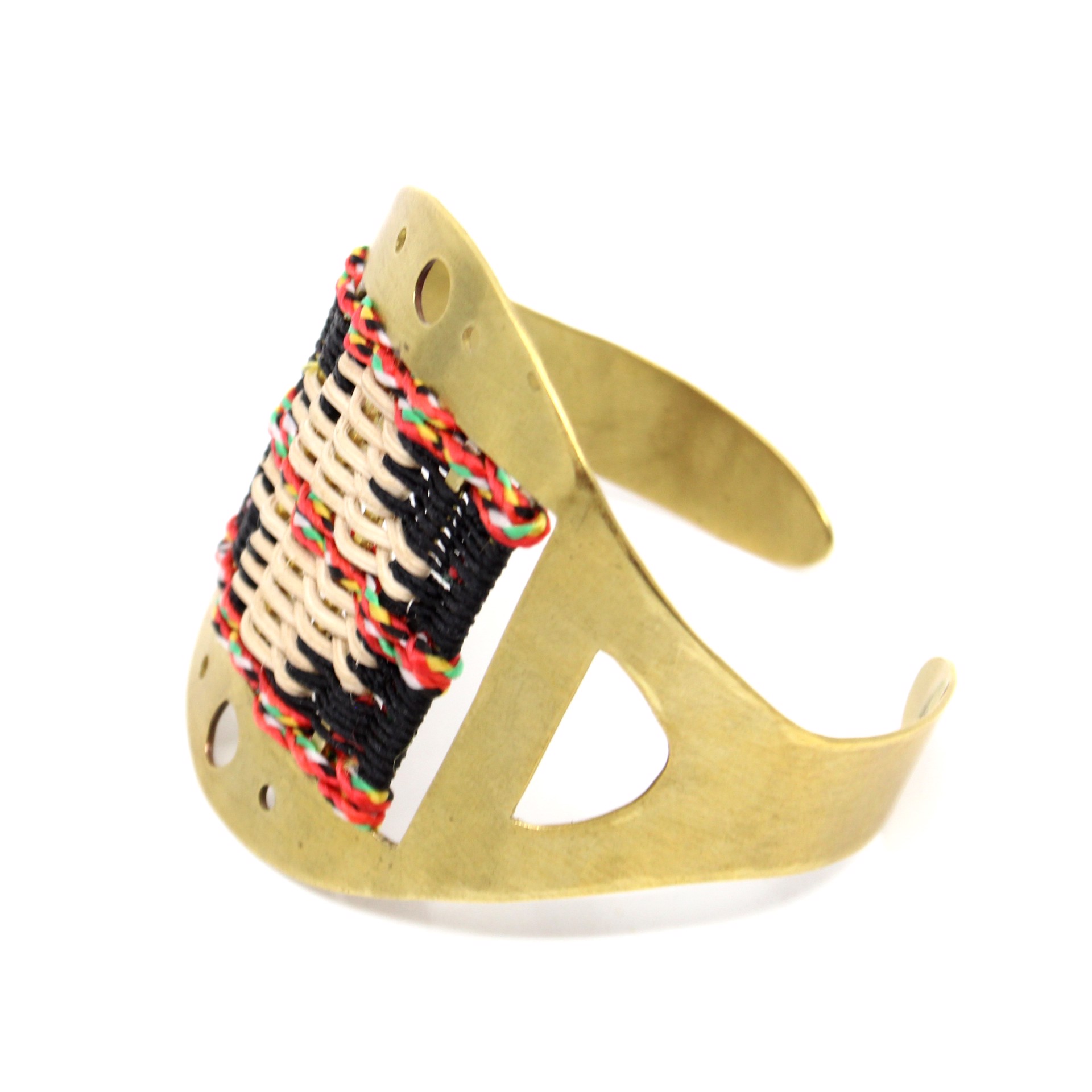 Woven Cuff by Flag Mountain Jewelry
