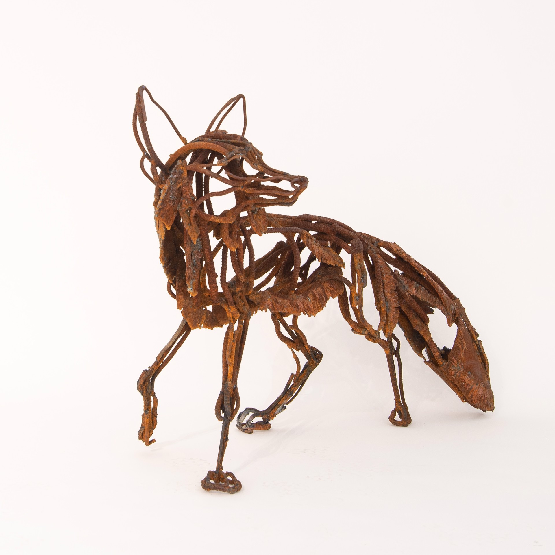 Furry Fox Turning by Wendy Klemperer