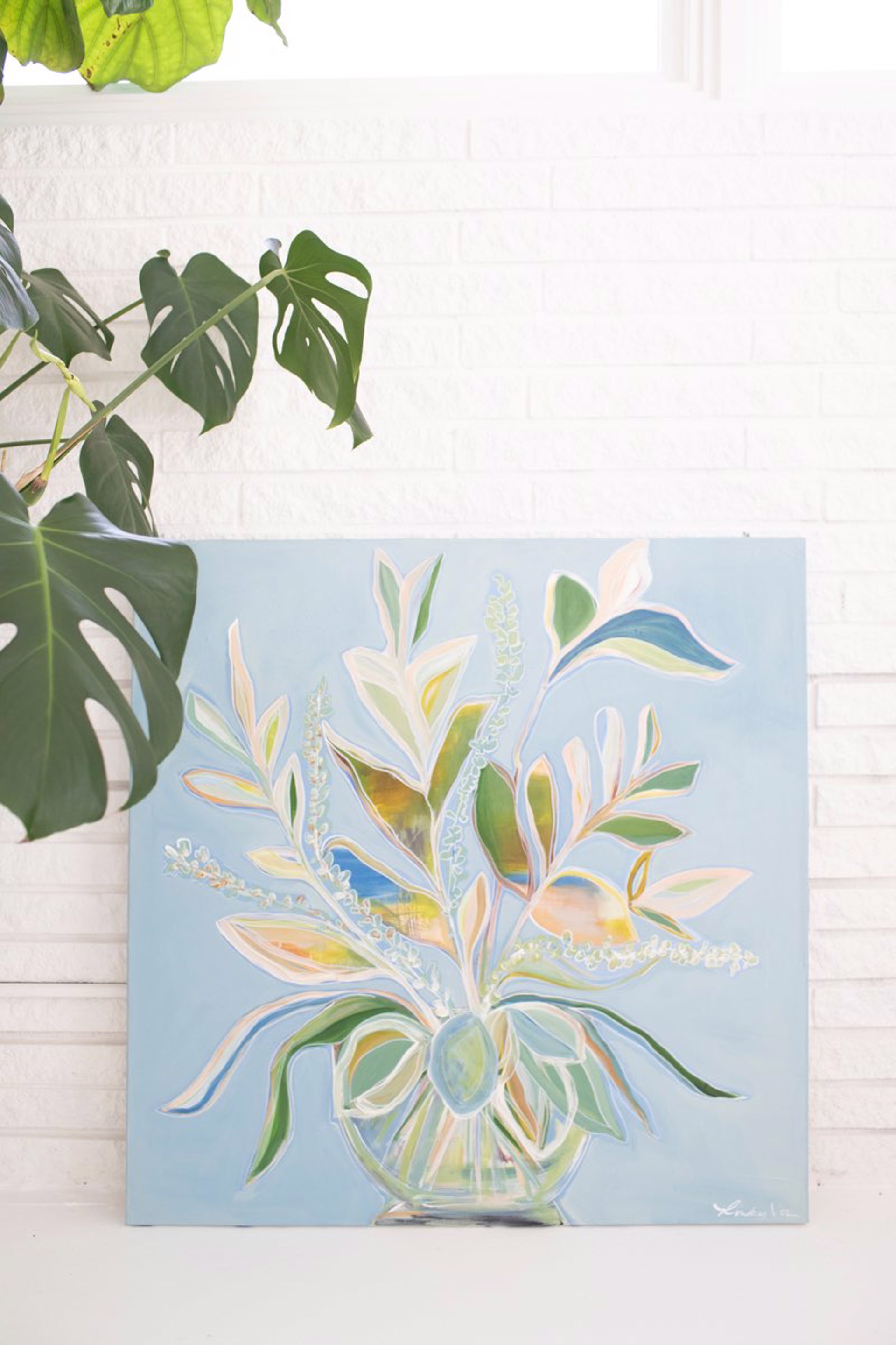 Blue Botanicals by Lindsay Von