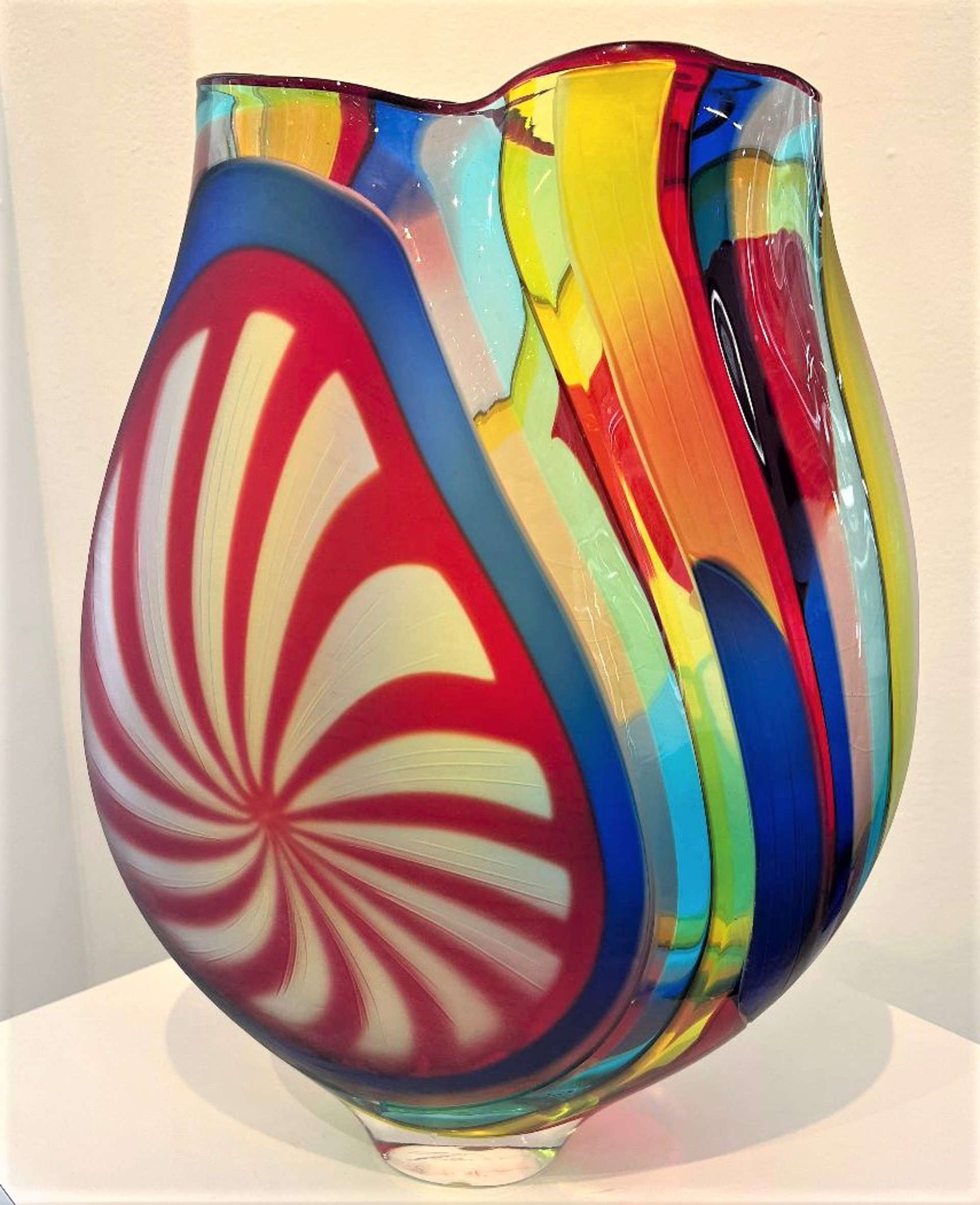 Multicolored Vase by Massimiliano Schiavon