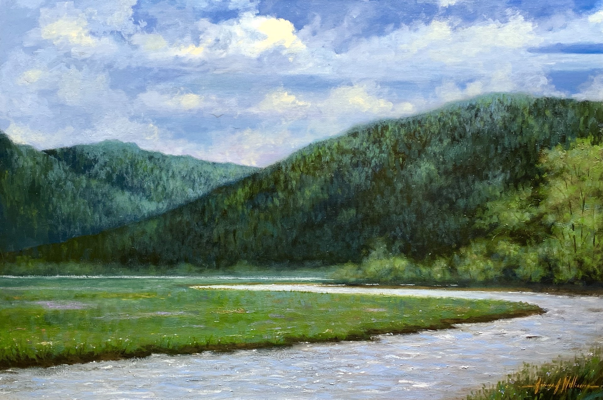 River Serene by James J. Williams