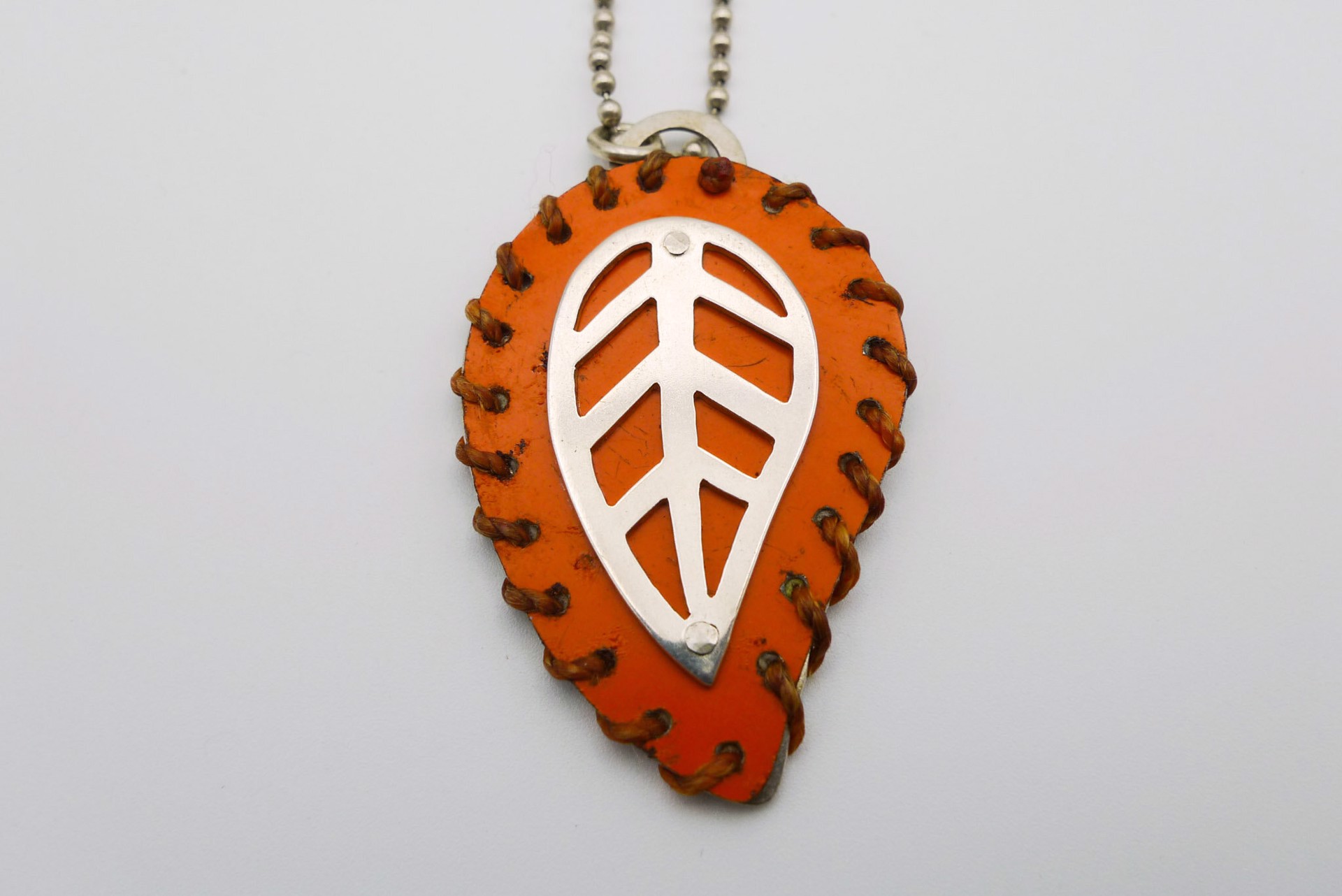 Reversible Leaf Necklace by Alison L. Bailey