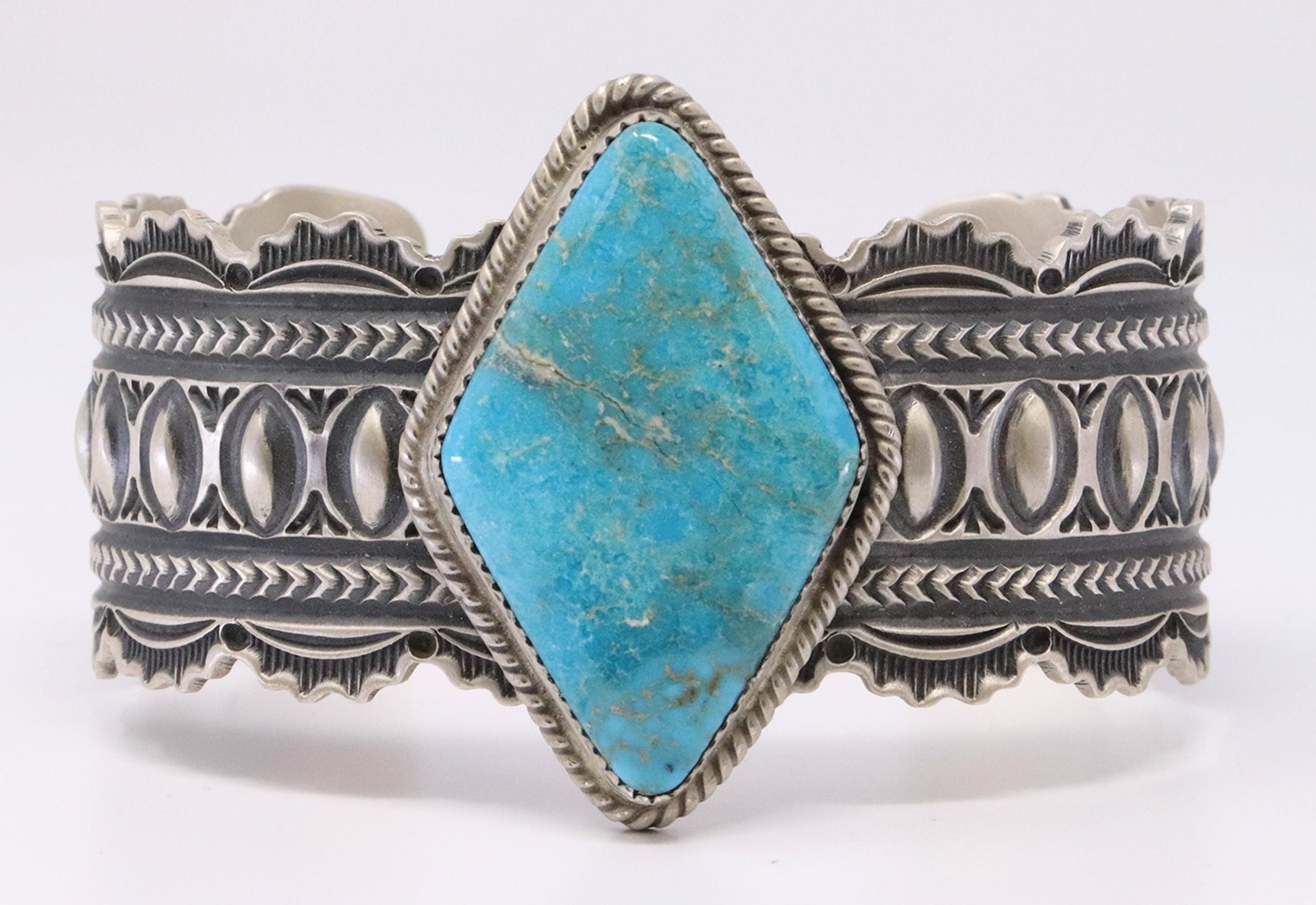 Navajo Turquoise Bracelet by Harold Joe