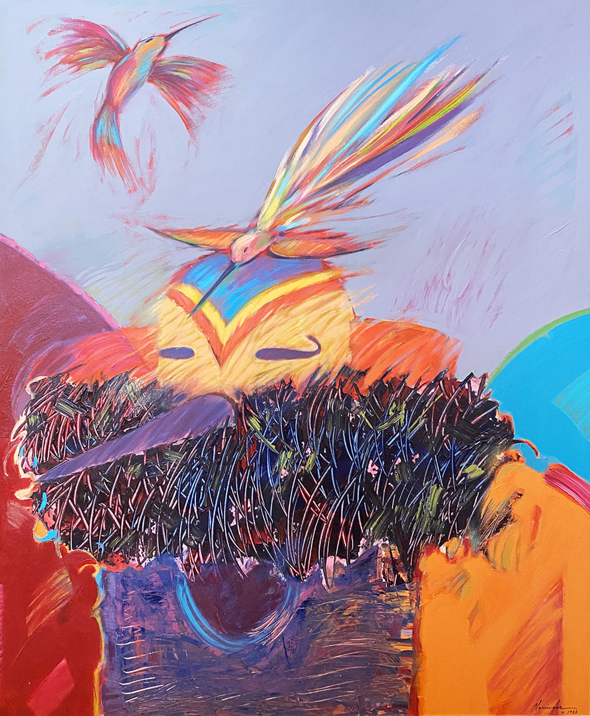 Hummingbird Kachina by Dan Namingha