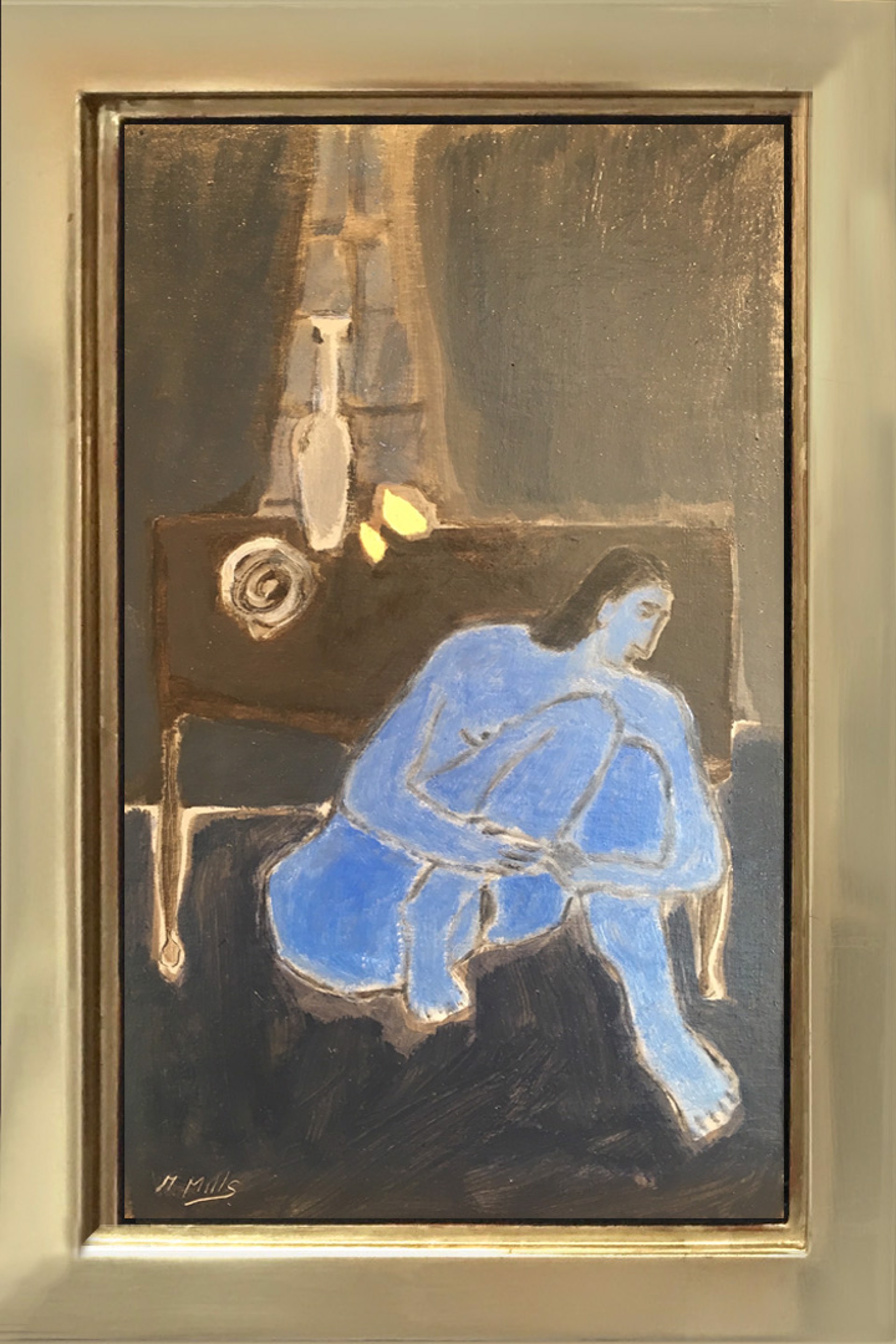 Still Life/Grief, Shell, and Lemons by Gigi Mills