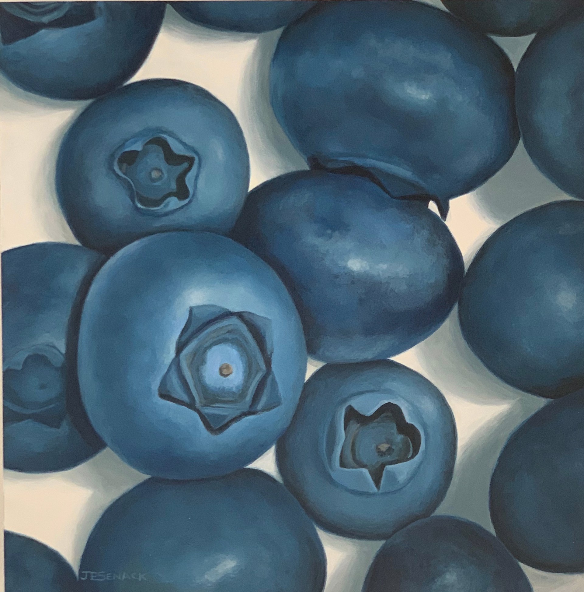 Blueberries! by J.Elaine Senack