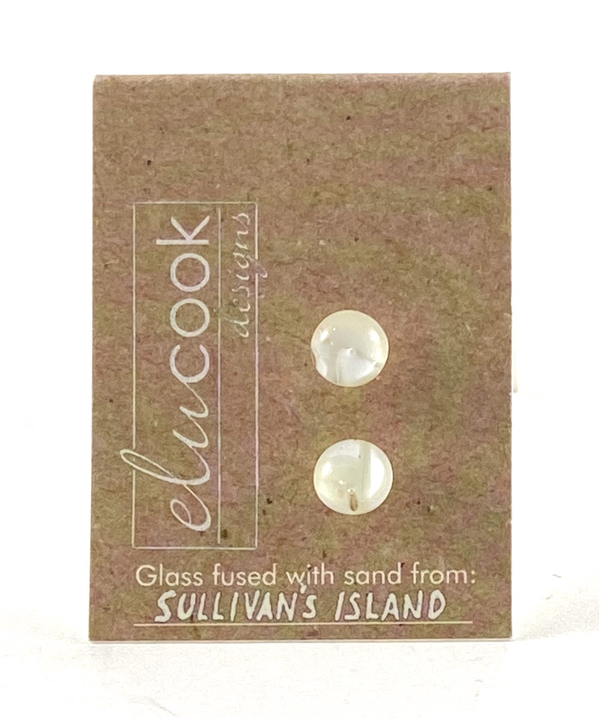 Button Earrings 5k by Emily Cook