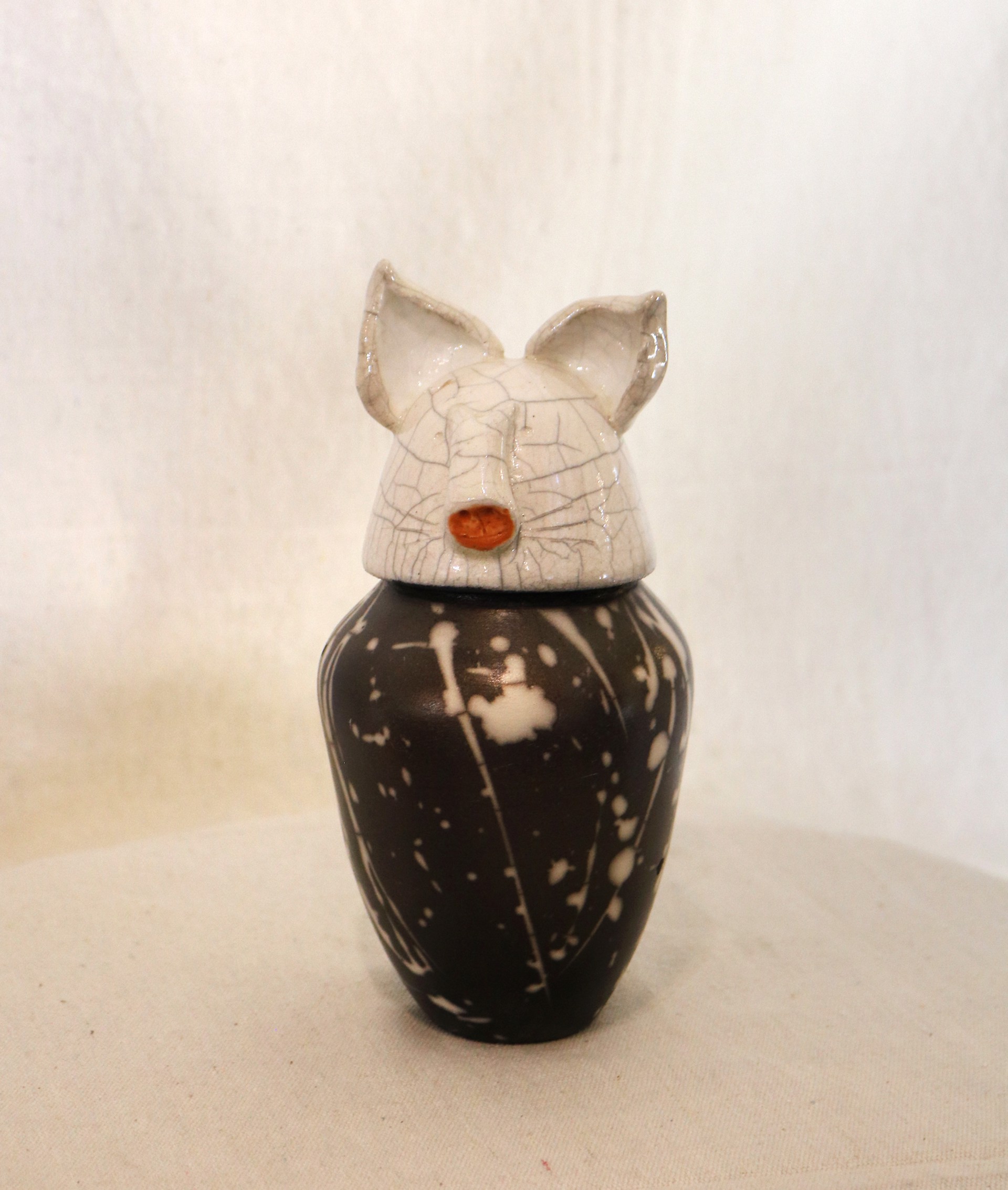 Cat Pot Head IV by Sue Morse