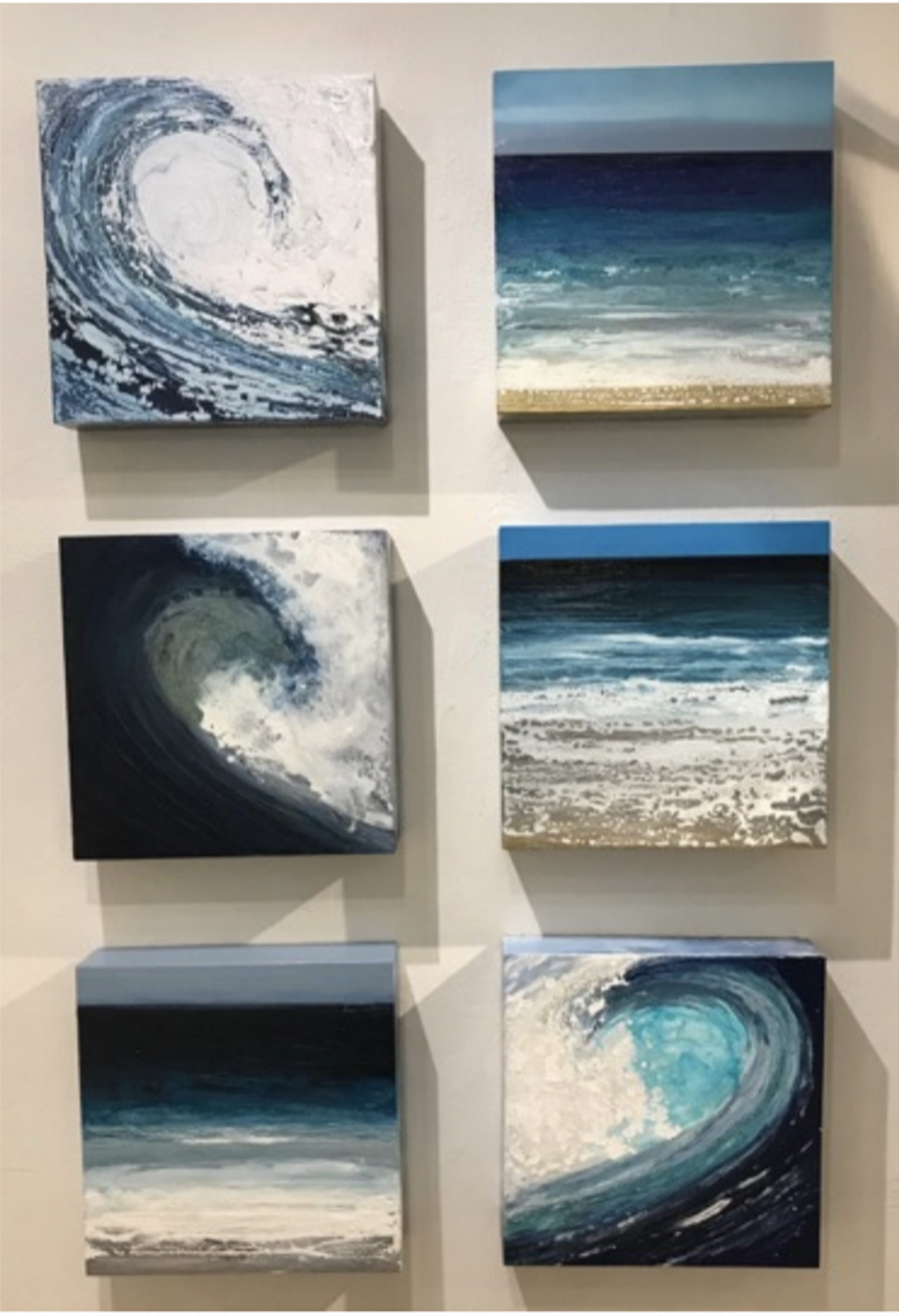 Small Sets (6 panels - 12" x 12" ea.) by Stephanie Paige