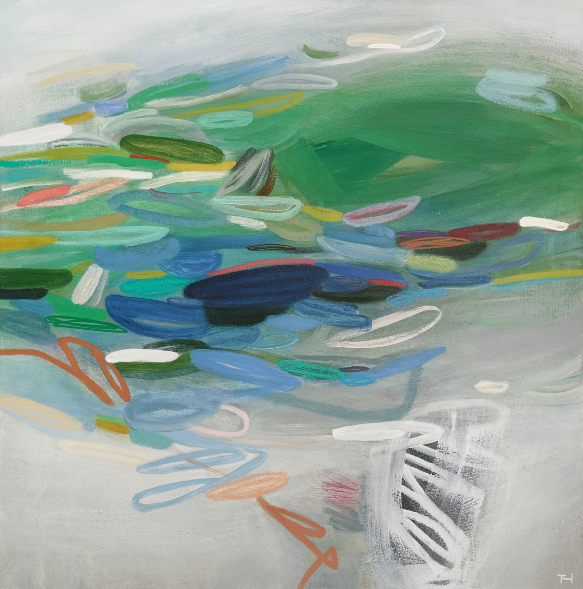 Fresh Greens II by Terri Dilling