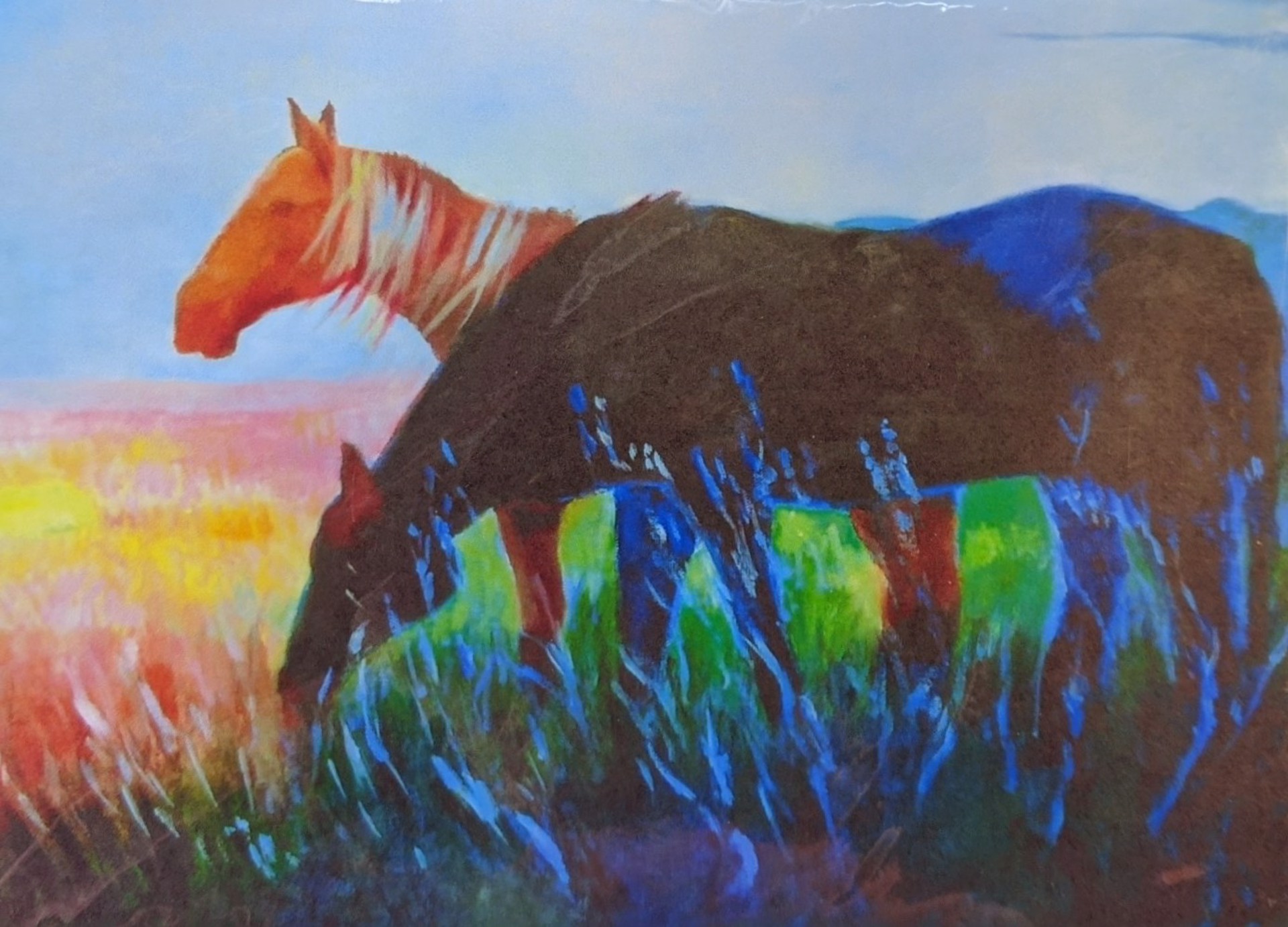 61 Sunset Grazing by Jacqueline Andes