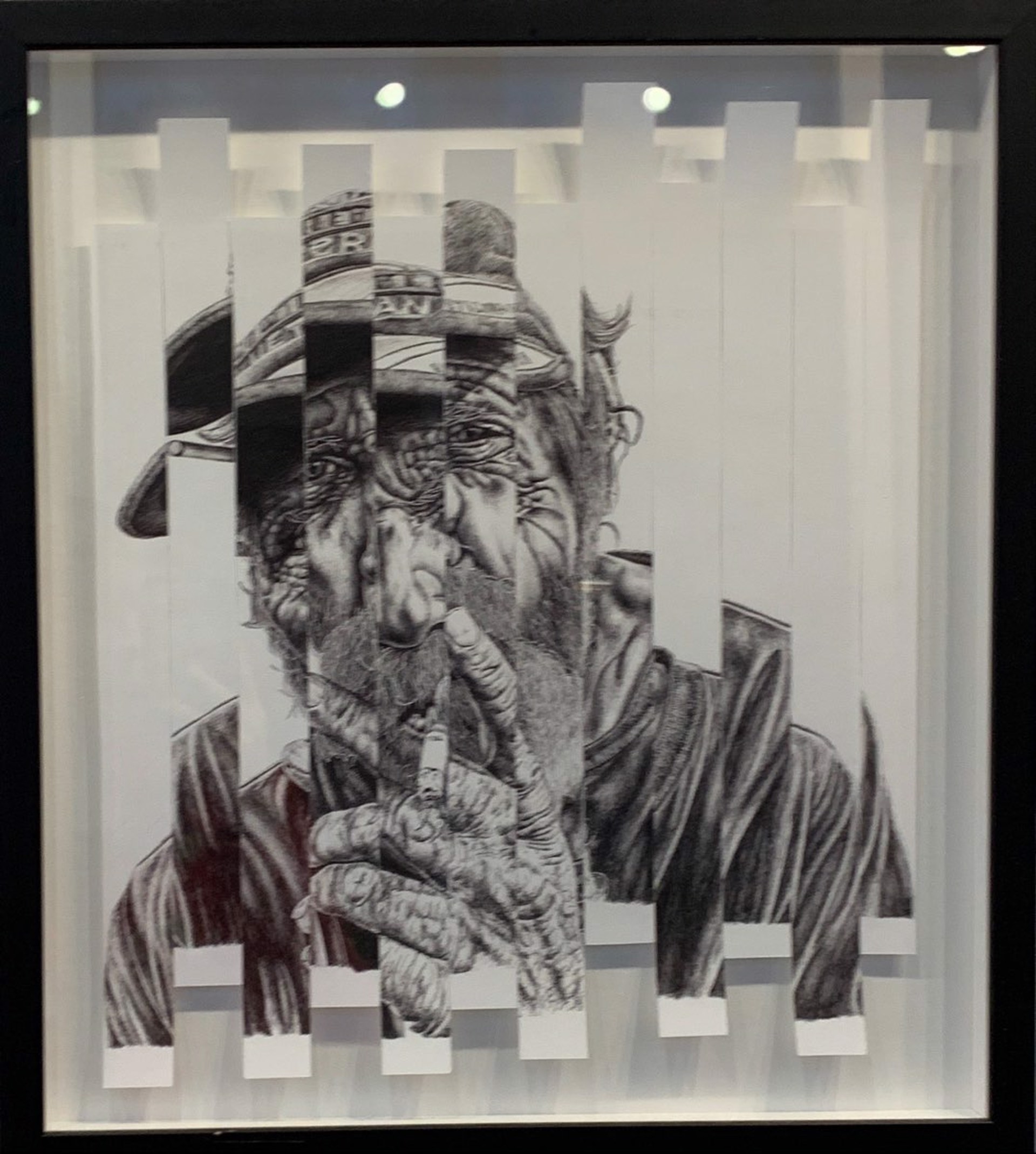 Sketch of Man Glitch by Mark Powell