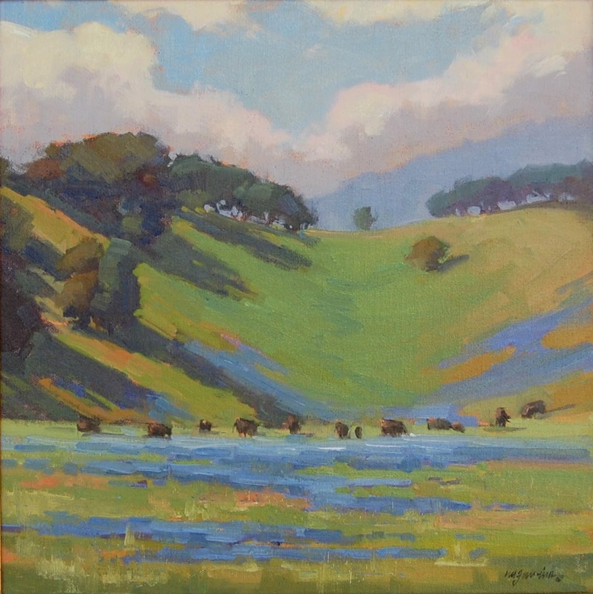 Peaceful Pastures-Carmel Valley by Mark Farina