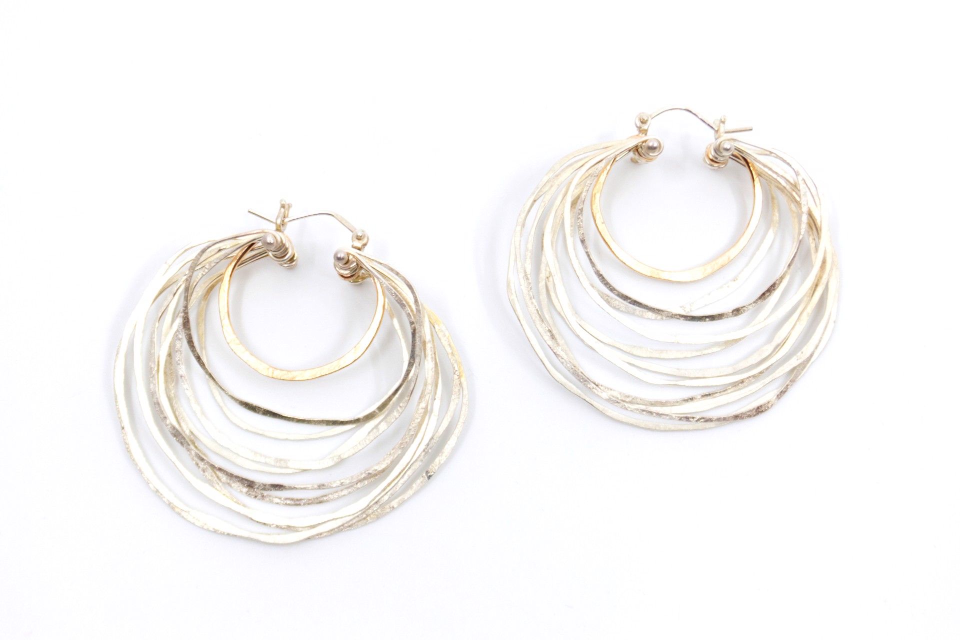 Large Crescent Earrings by Leia Zumbro