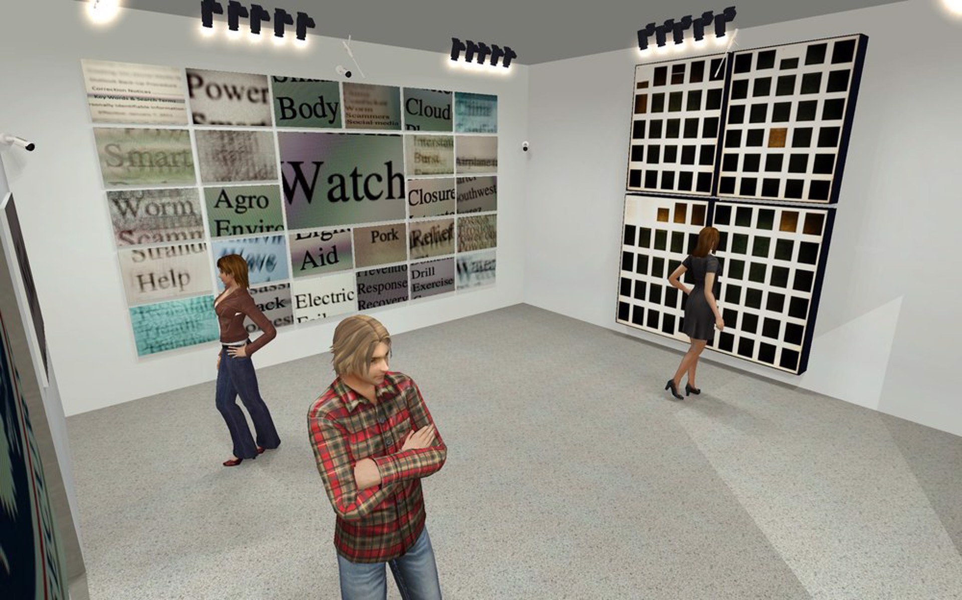 installation view (rendering) by Sol Hill