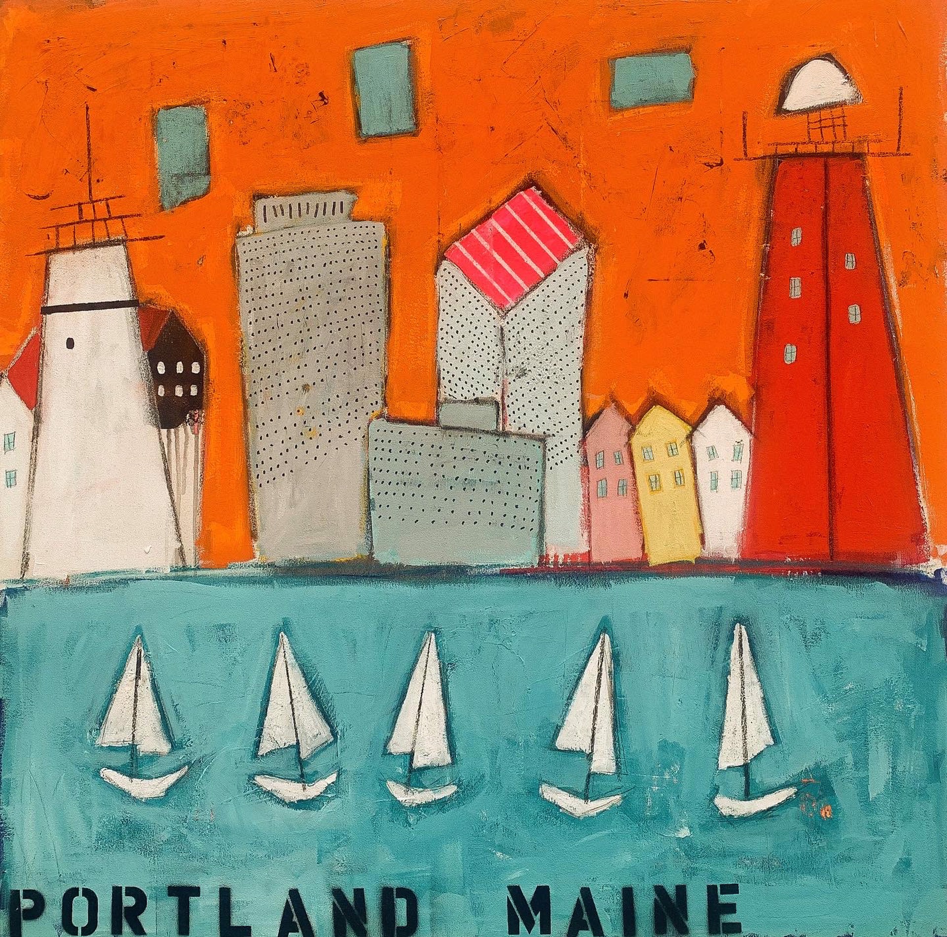 Portland Maine by Rick Hamilton Portland Art Gallery