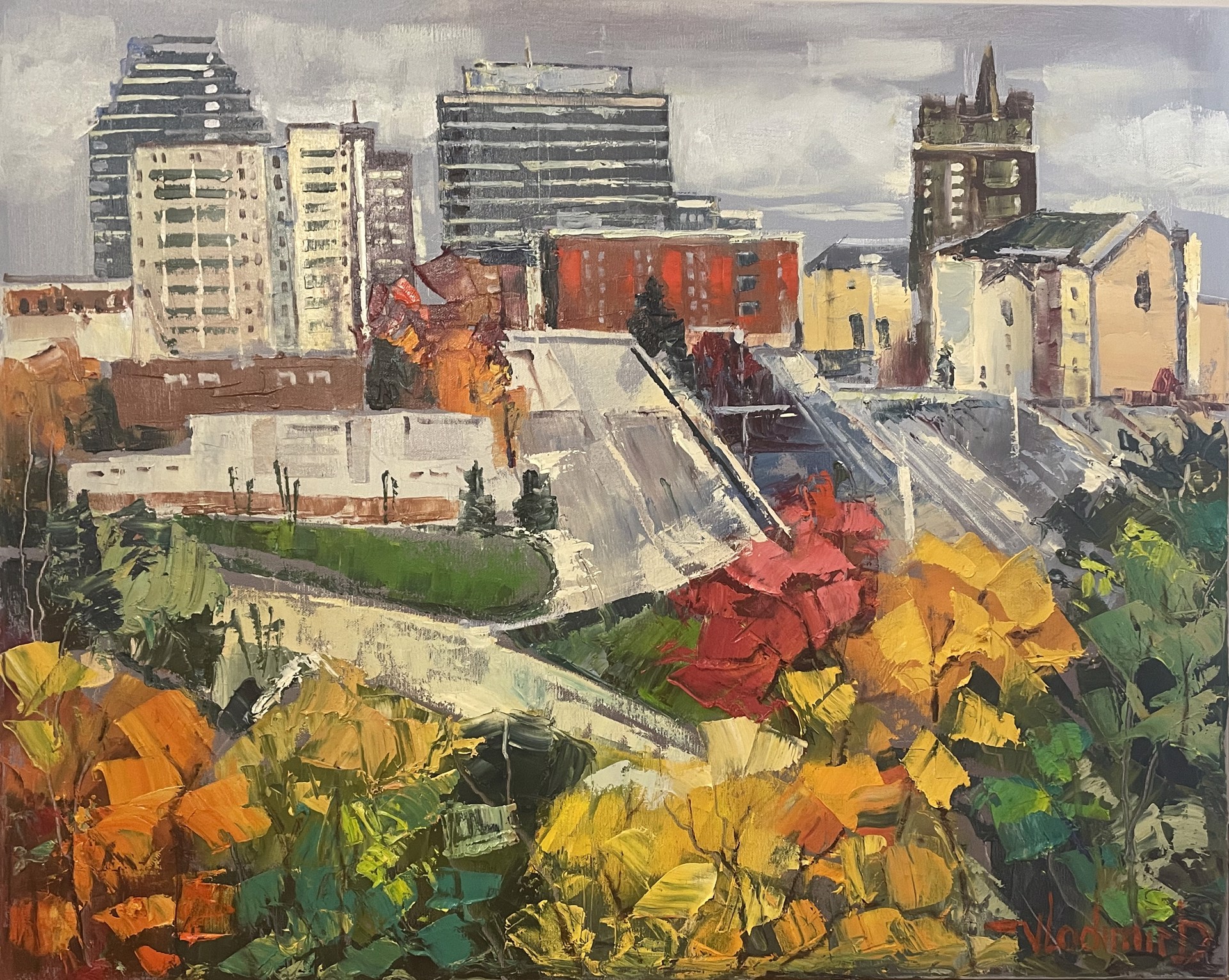 View on Downtown Knoxville by Vladimir Demidovich