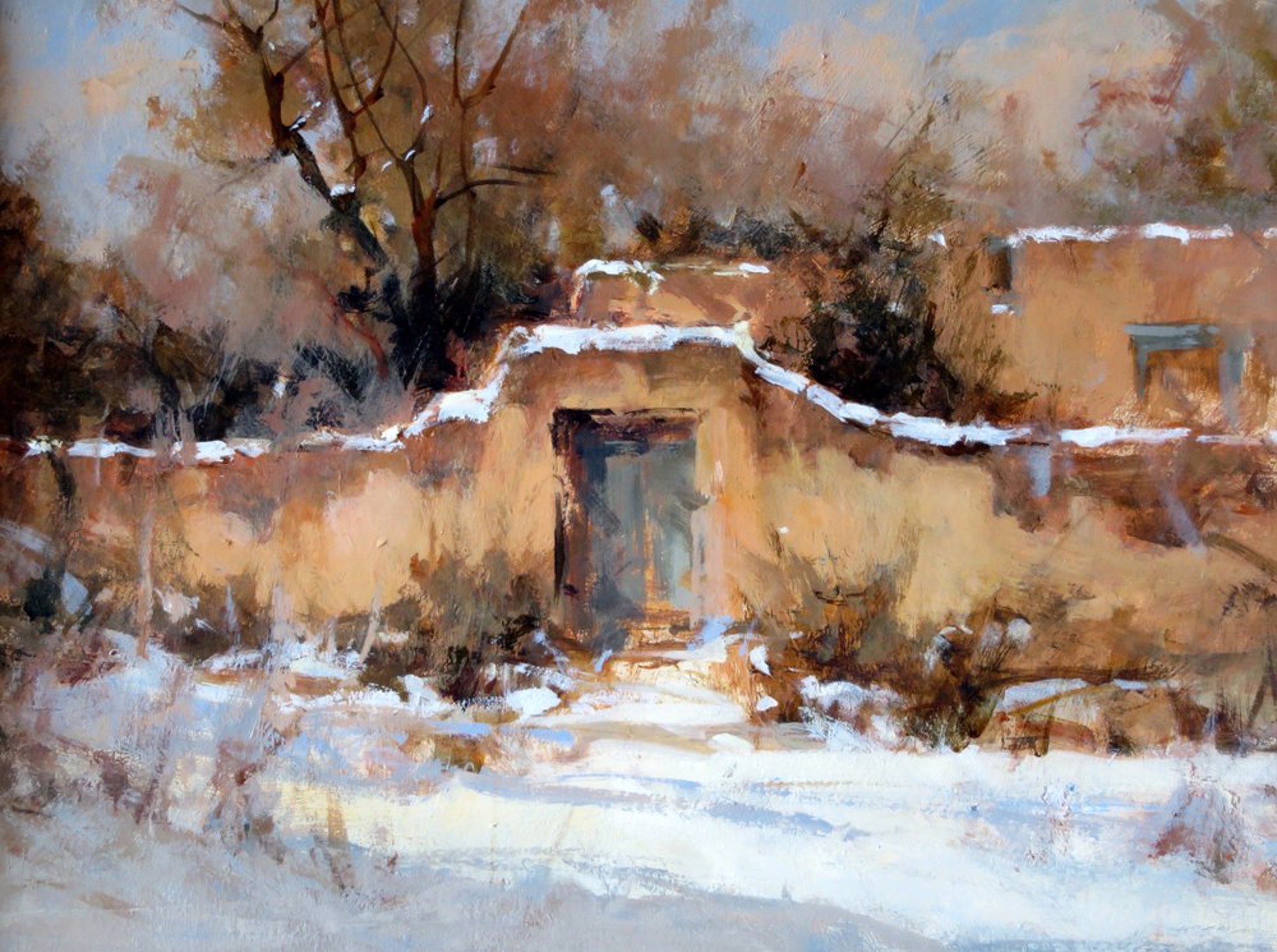 A Gentle Winter Thaw (SOLD) by Marilyn Yates