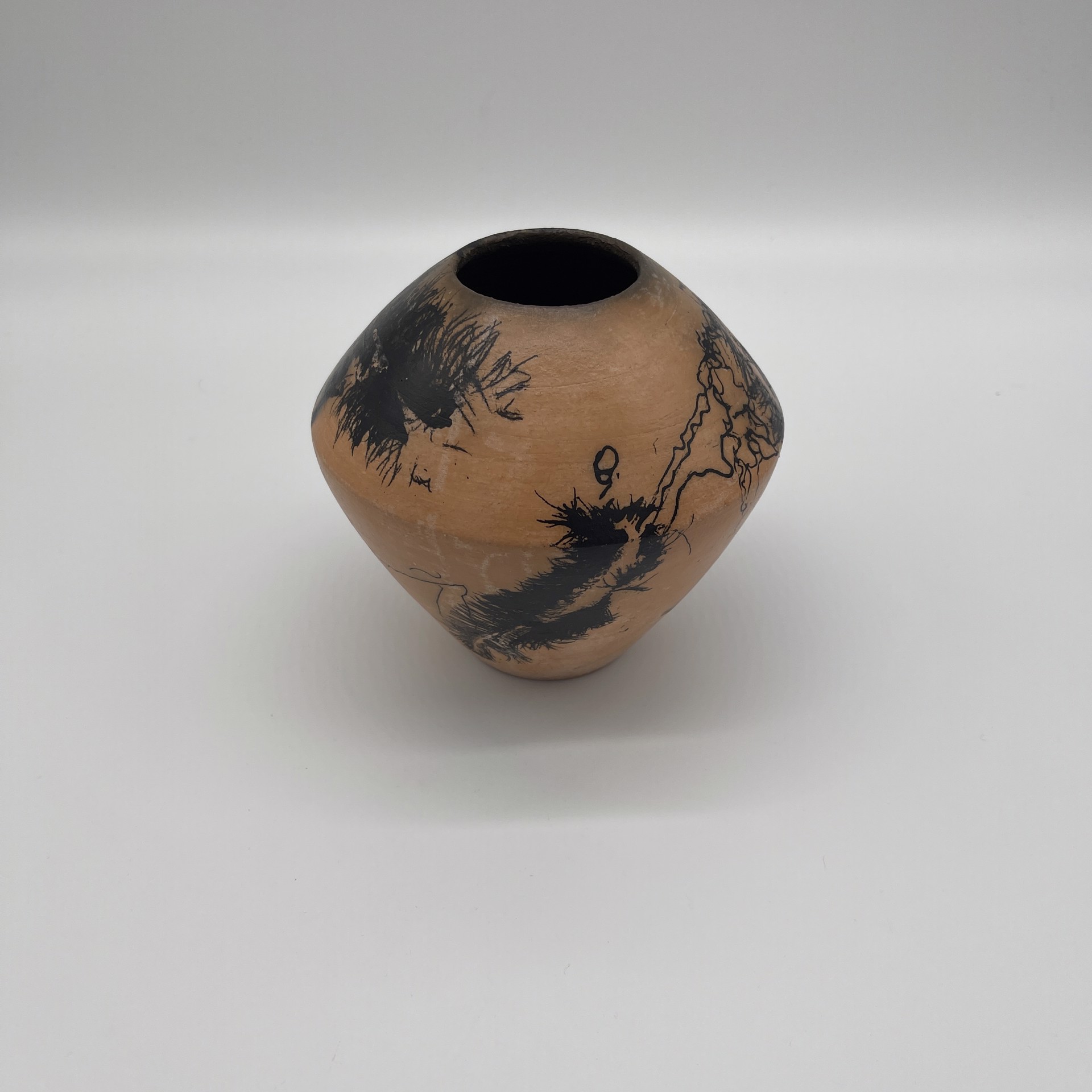 Horsehair Vase by Karen Heathman