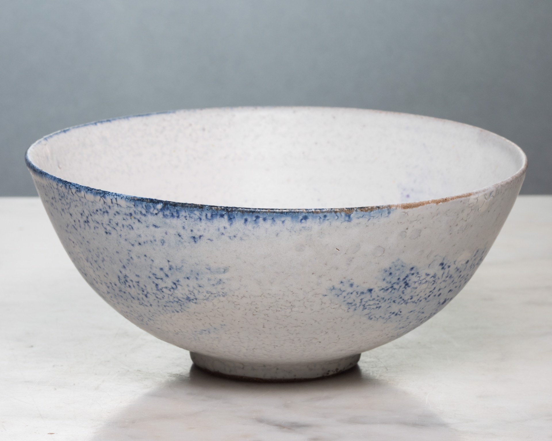 Broken Blue Bowl by Franny Owen
