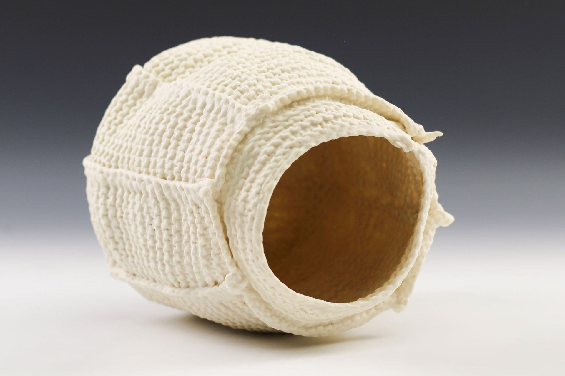 Garter Stitch Basket by Lisa Belsky