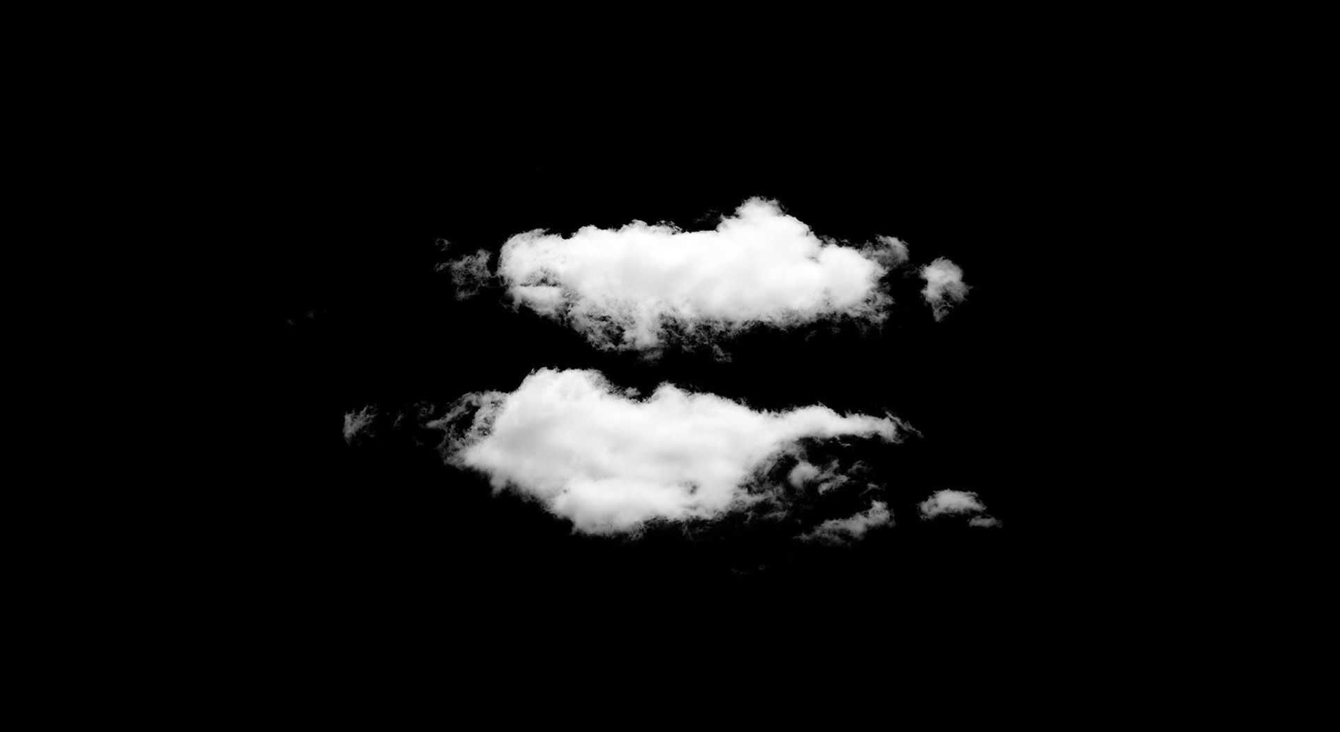 Two Small Clouds by Peter McLennan