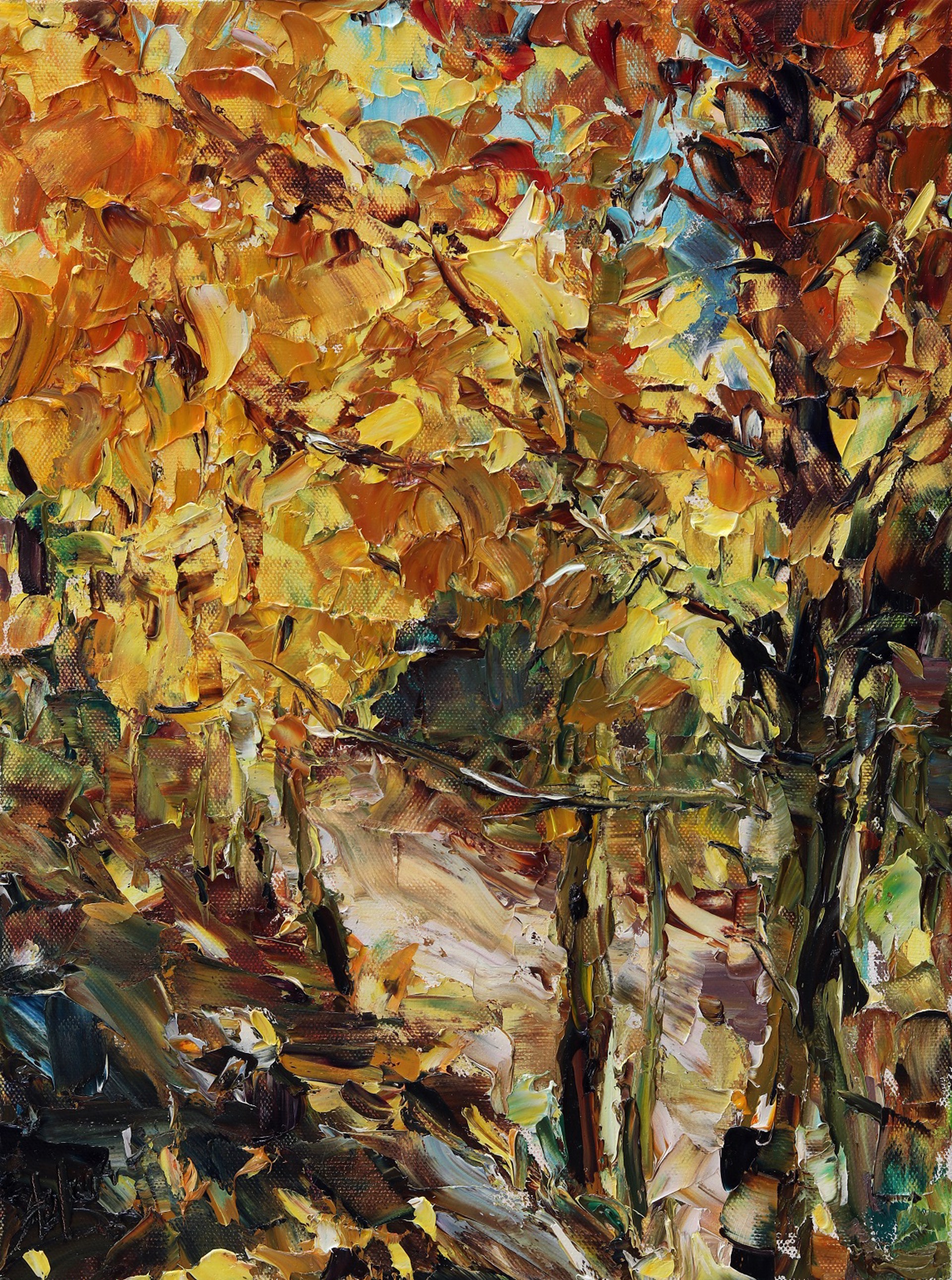 Autumn Etude (SOLD) by LYUDMILA AGRICH