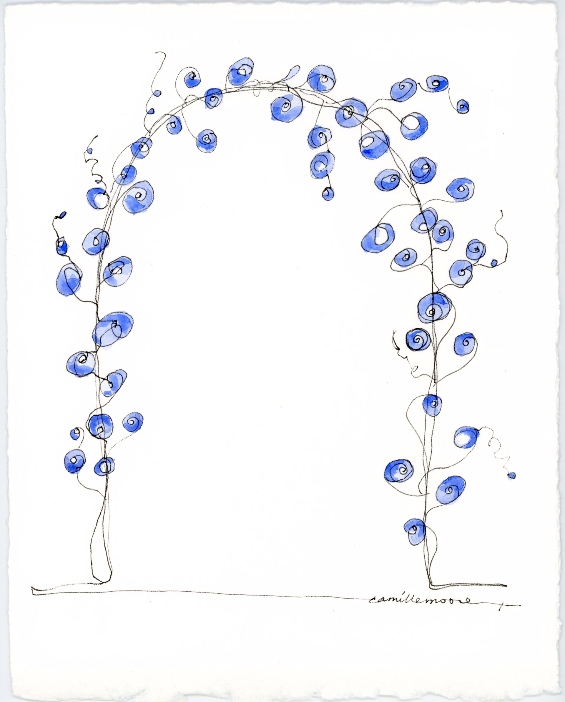 Morning Glories by Camille Moore