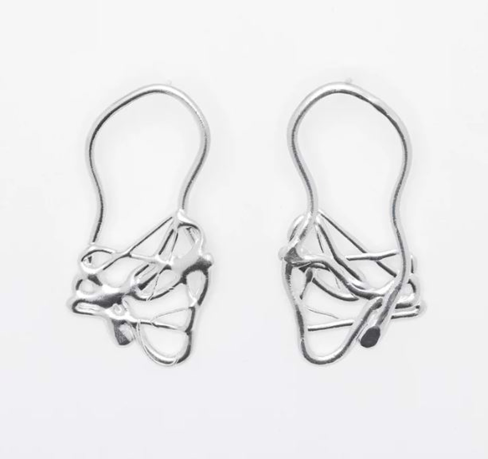 Hydro Oval Earrings - Sterling Silver by Sydnie Wainland
