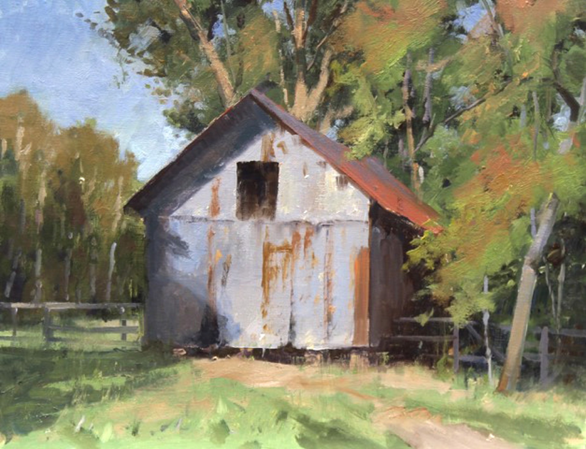 Chestnut Barn by Roger Dale Brown