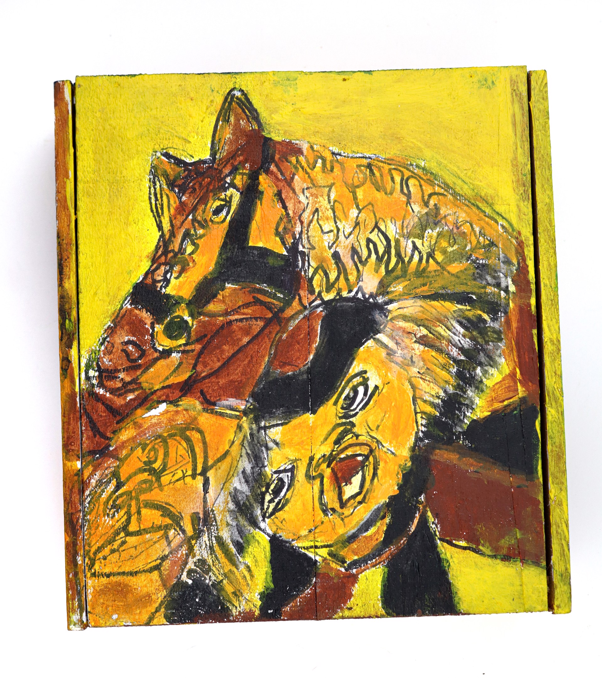 Portrait Box with Horse by Egbert "Clem" Evans
