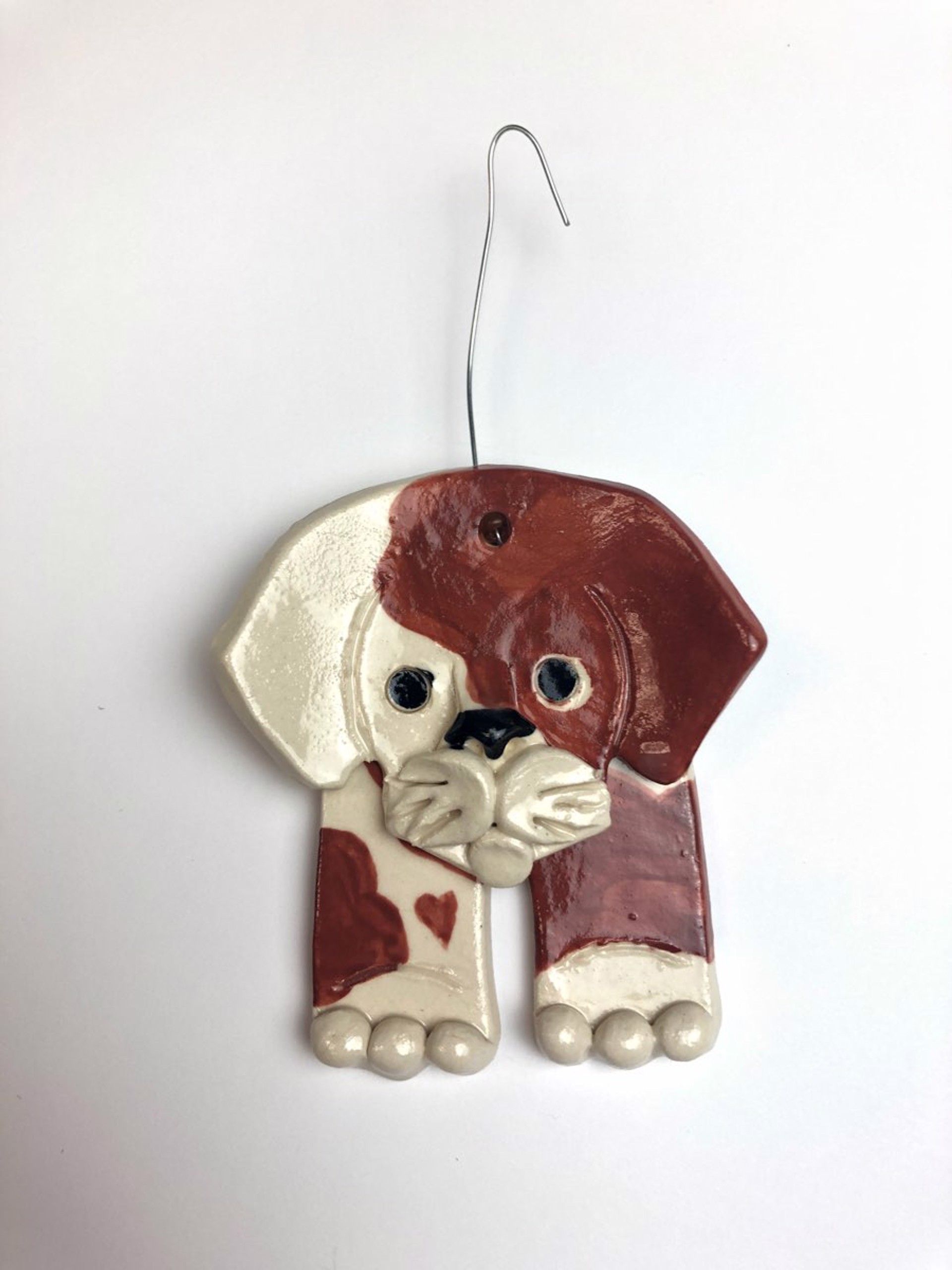 Dog Ornament by Nancy Jacobsohn