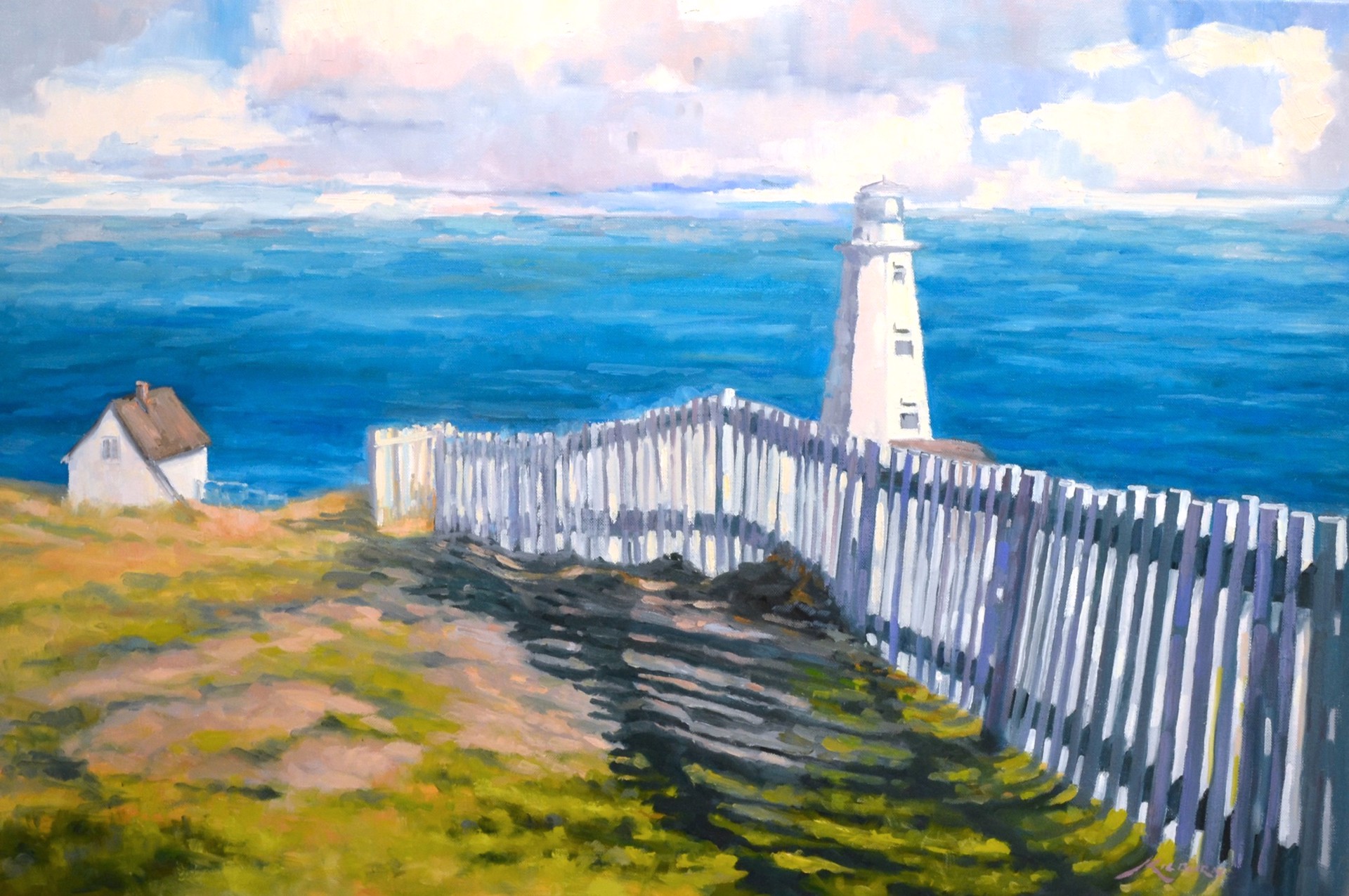 Fencing with Cape Spear by Michael Kilburn