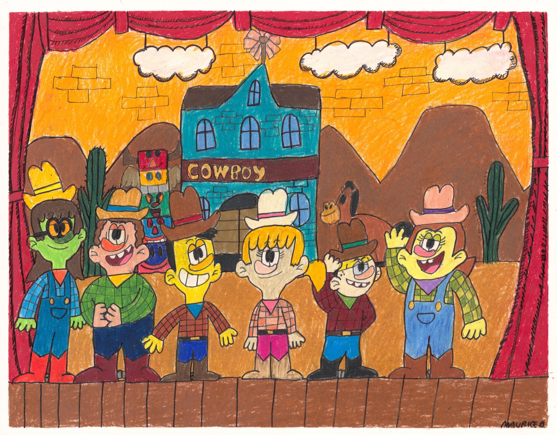 Cowboy Musical West by Maurice Barnes