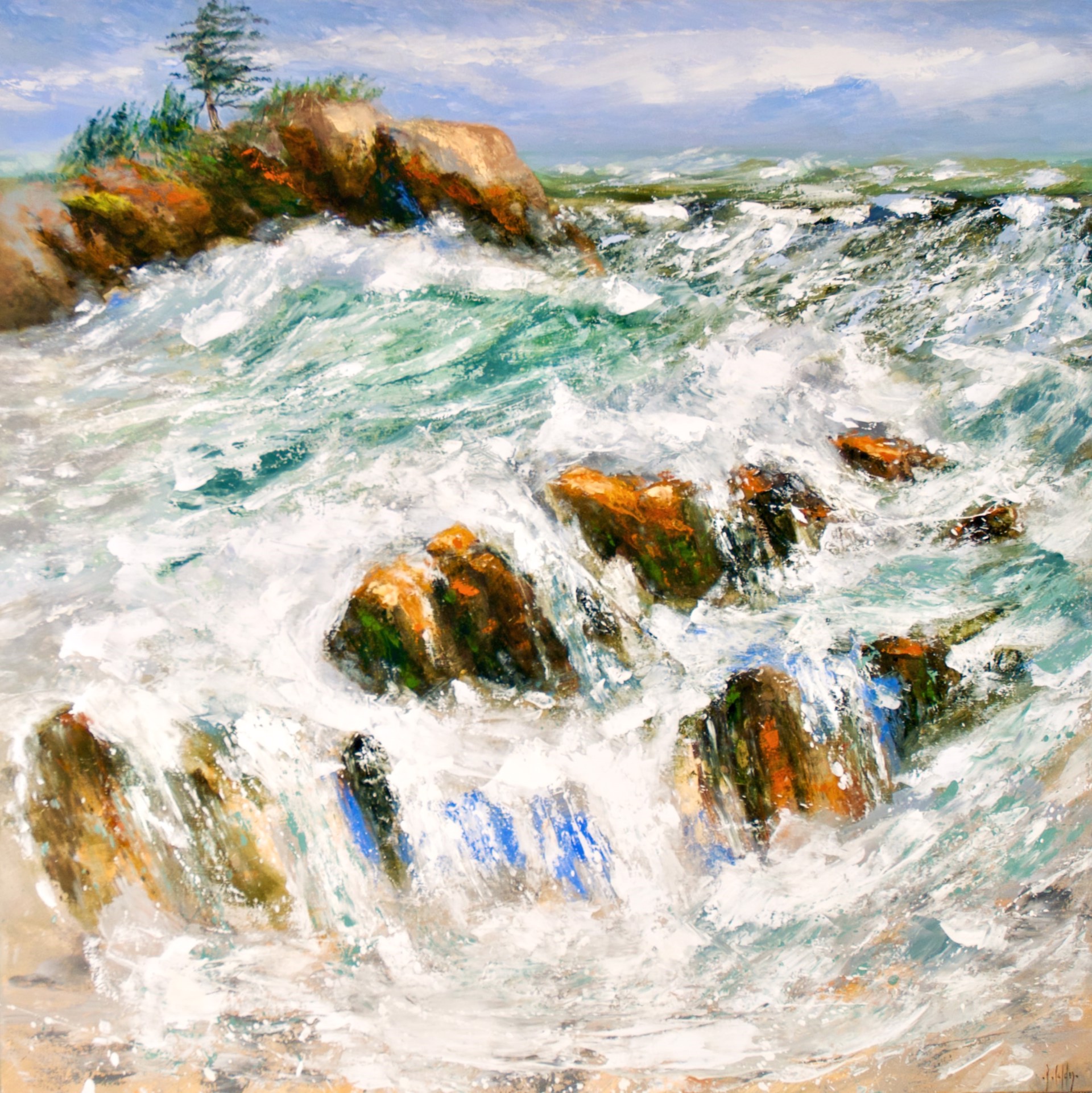 Rocky Cove by Real Calder