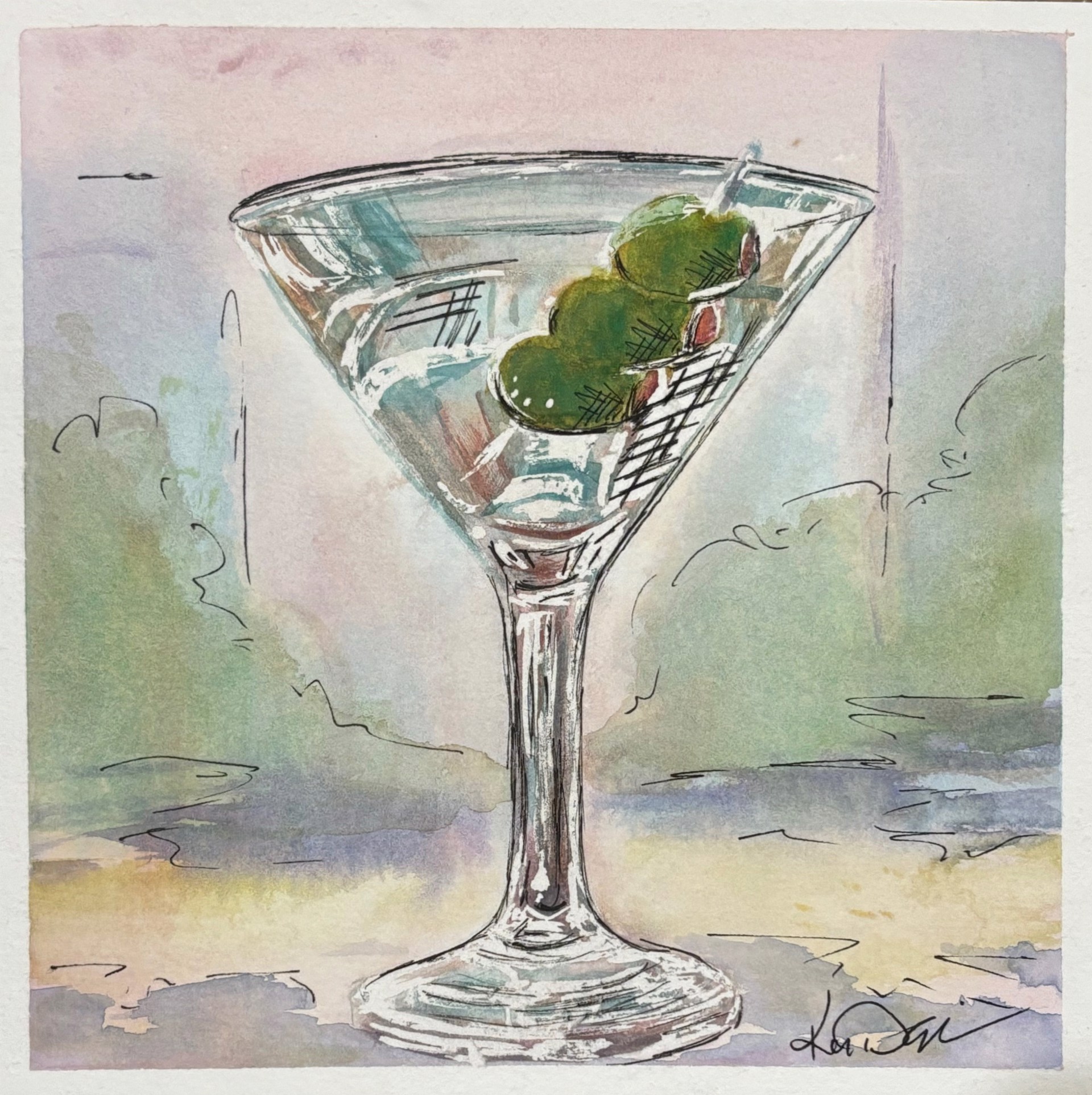 Gin Martini by Keri Davis