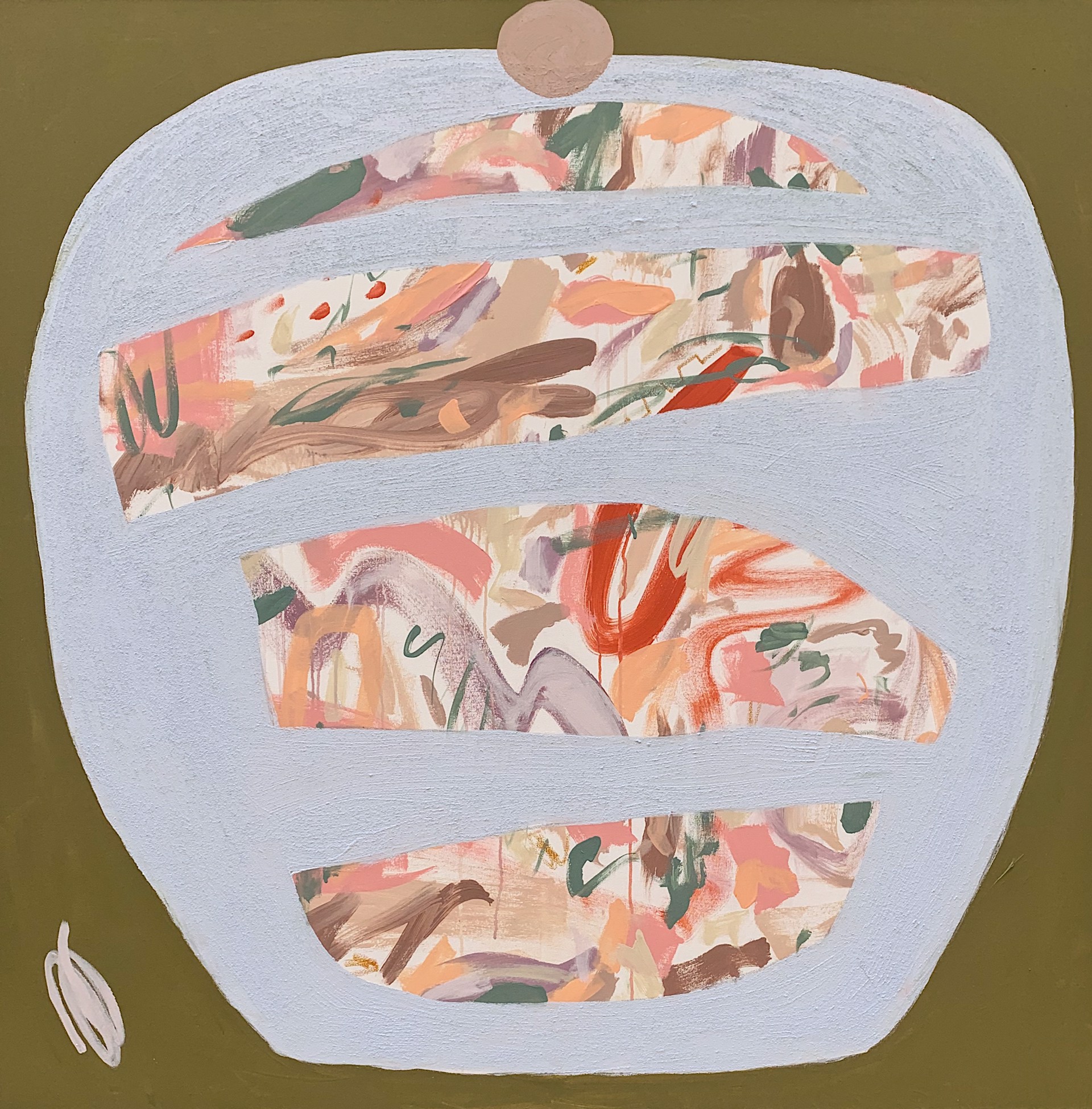 Slice of Paradise Jar by Kathleen Jones