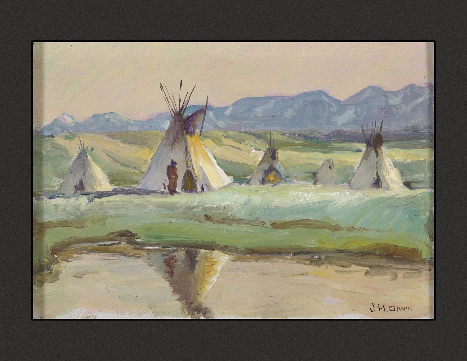 Blackfeet Browning Montana by Joseph Henry Sharp