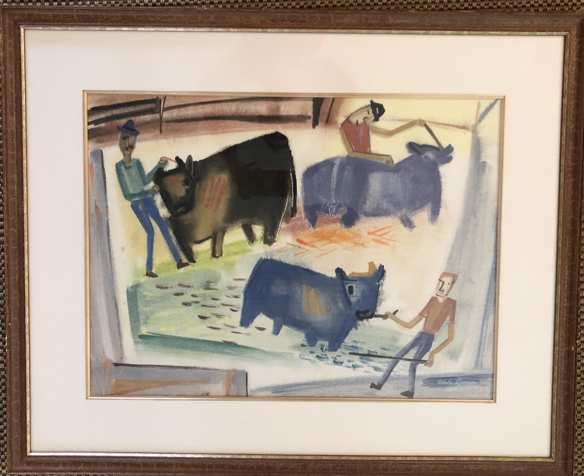 Unititled (Cows) by Adele Lemm